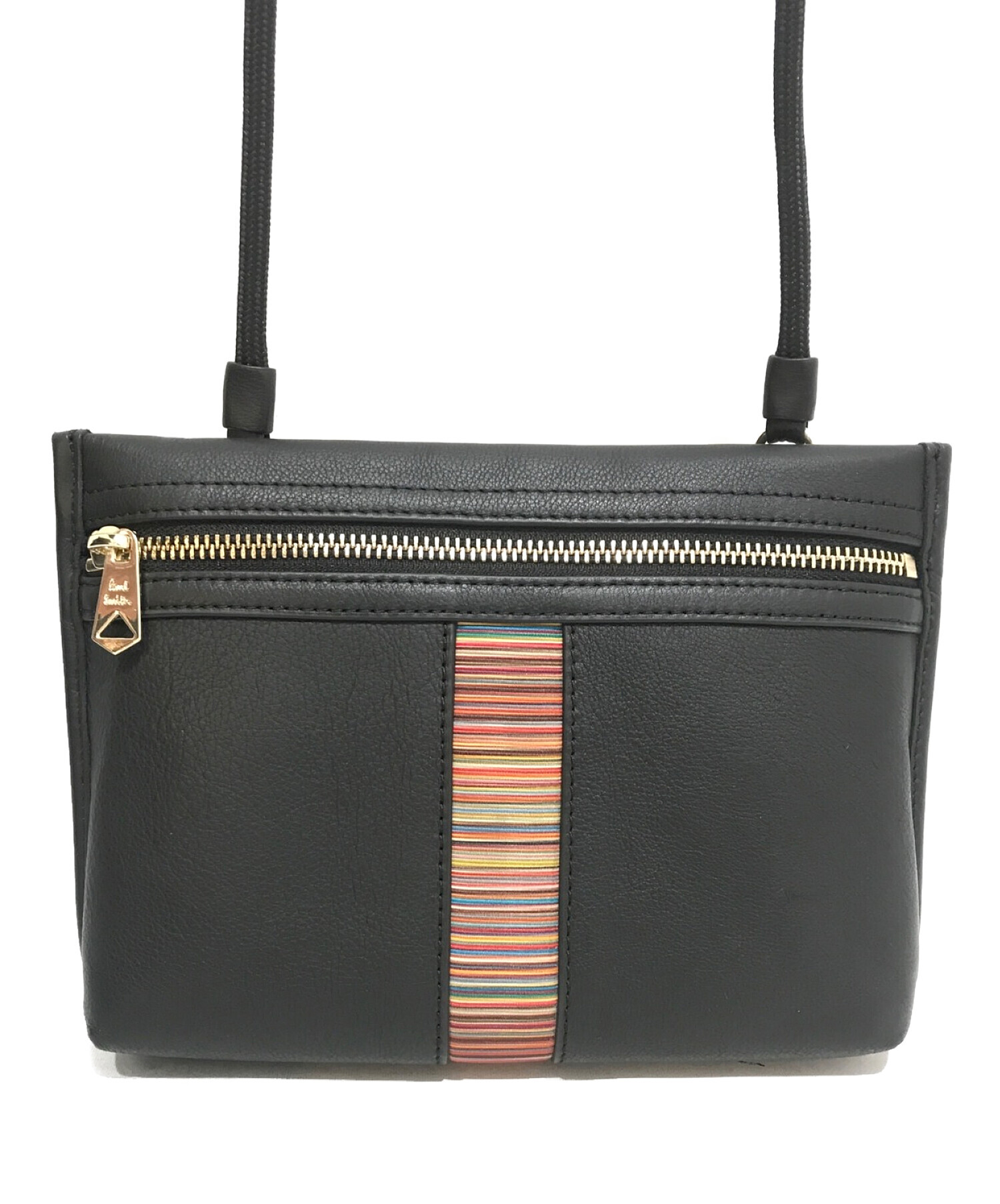中古・古着通販】PAUL SMITH (ポールスミス) レザーショルダーバッグ 