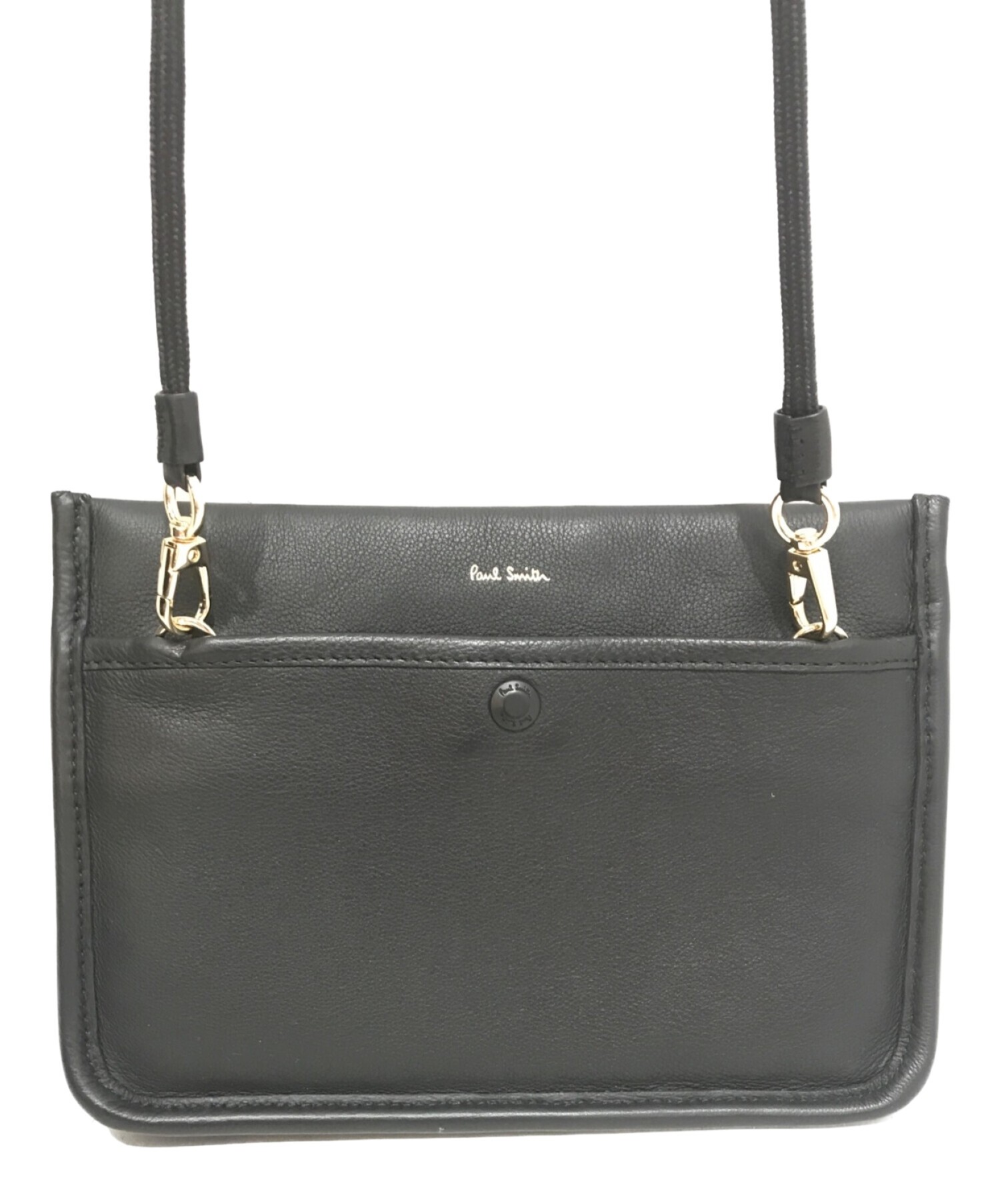 中古・古着通販】PAUL SMITH (ポールスミス) レザーショルダーバッグ