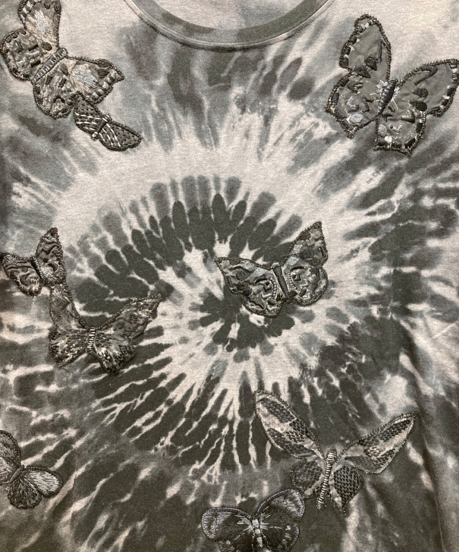 Valentino タイダイ バタフライ刺繍 シャツ 37｜トップス