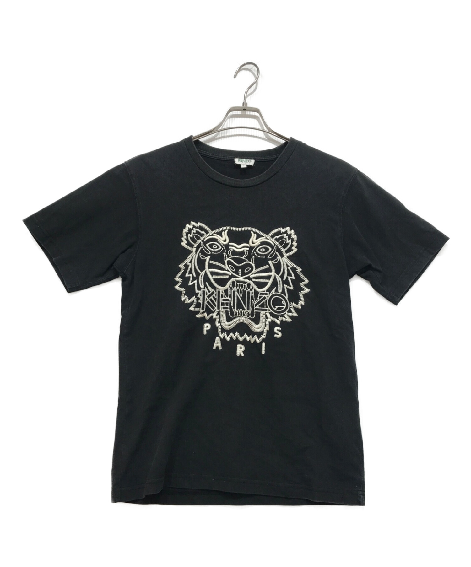 中古・古着通販】KENZO (ケンゾー) タイガー刺繍Tシャツ ブラック