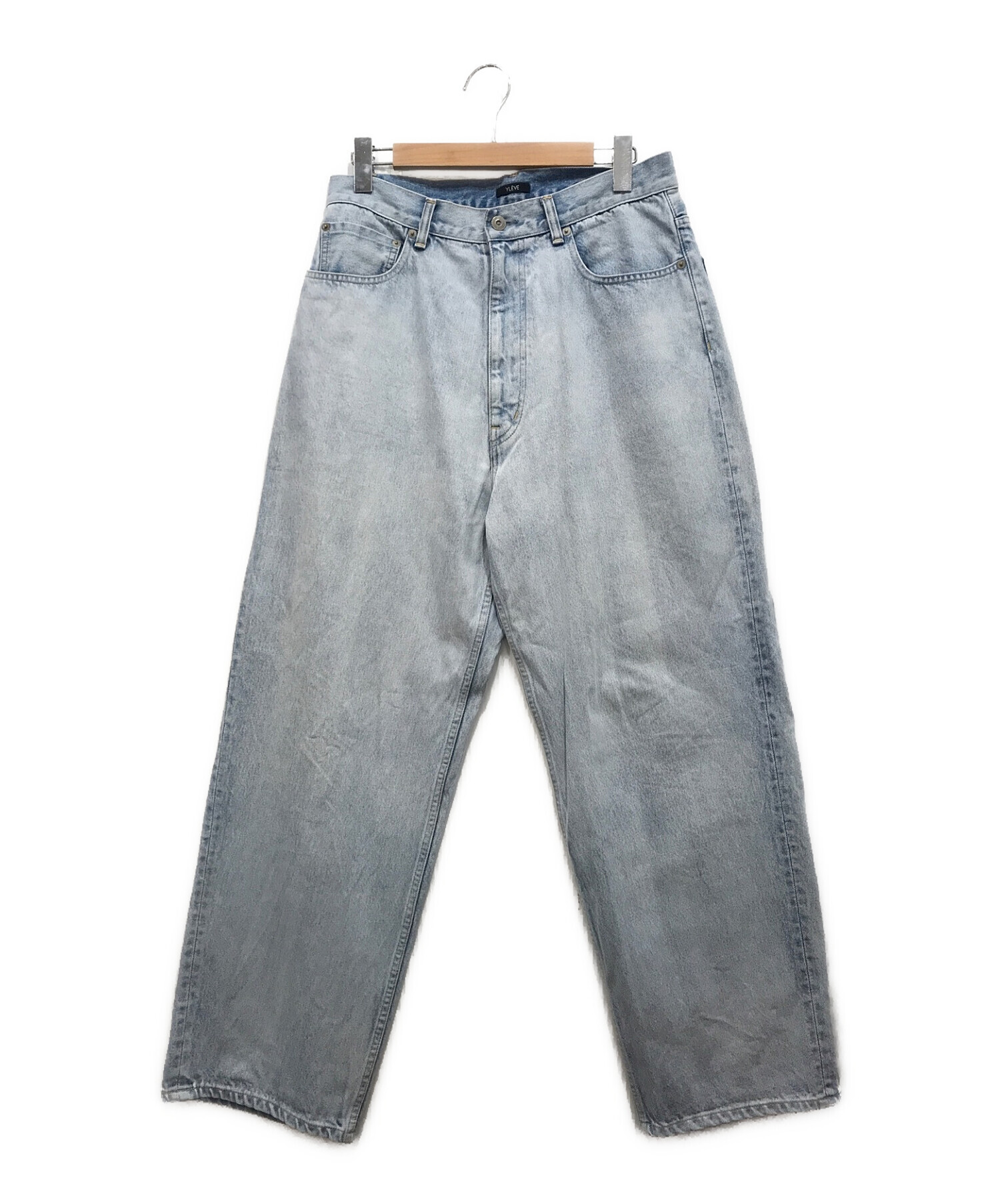 YLÈVE 13.5oz DENIM BAGGY FADE サイズ4 【公式通販】