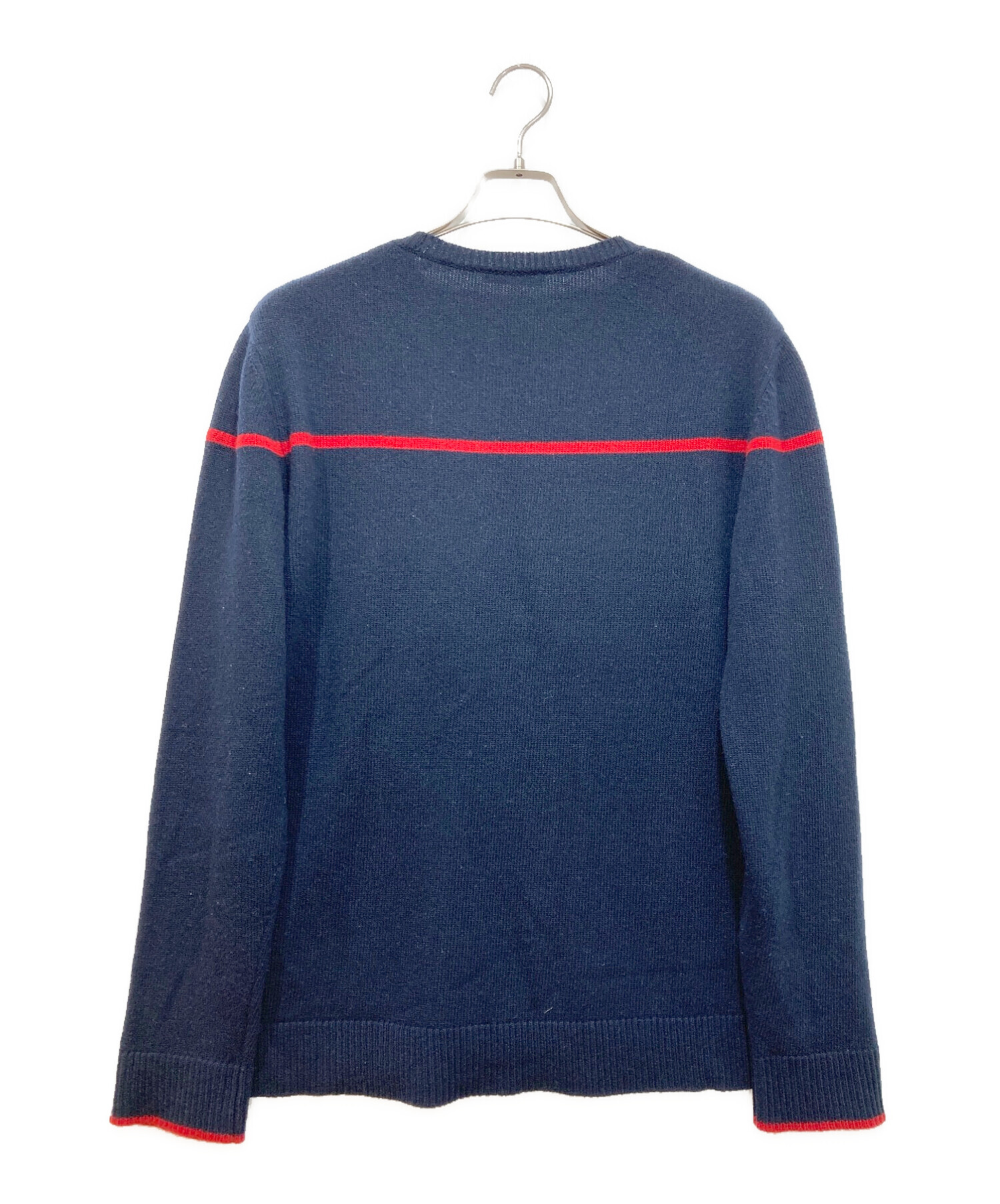 中古・古着通販】VALENTINO (ヴァレンティノ) ロゴクルーネックニット 