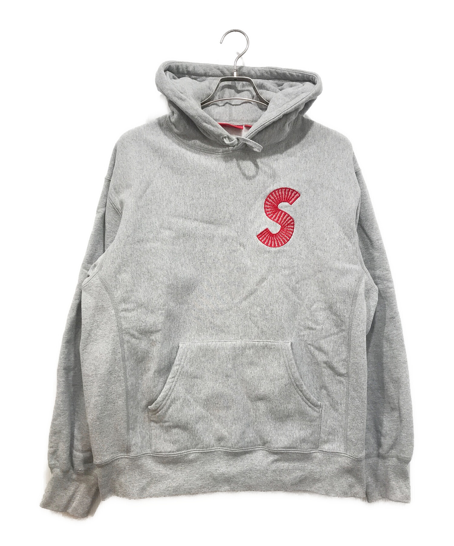 S Logo Hooded Sweatshirt Mサイズ グレー