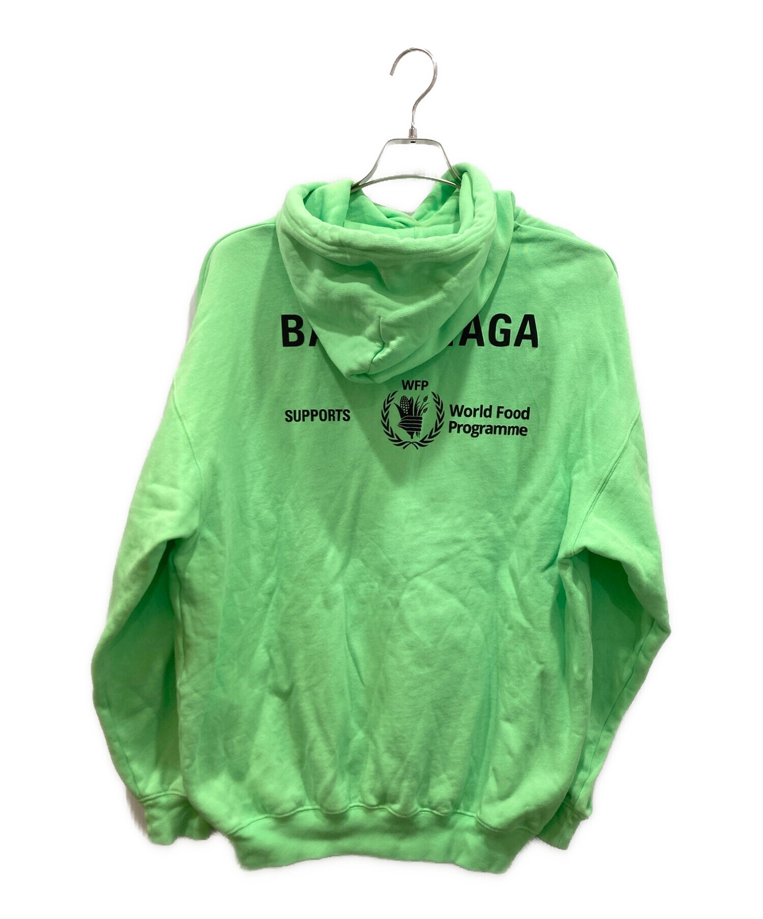 訳あり】【バレンシアガ】Balenciaga WFP ロゴ スウェット パーカー 