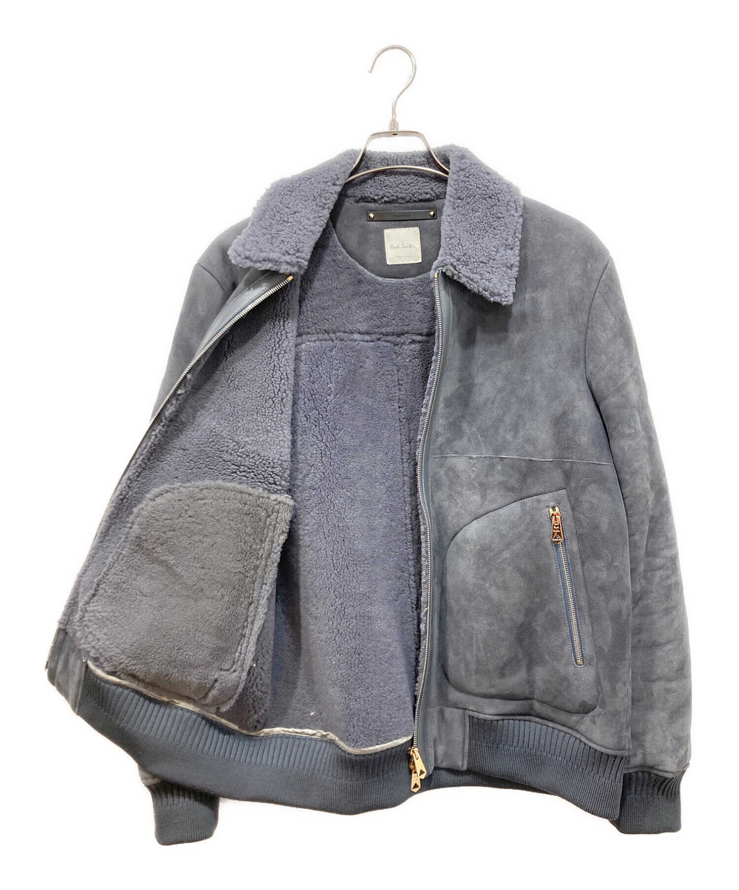 ポールカ ムートンコート 未使用 定価50万超え ムートンコンビ ウール