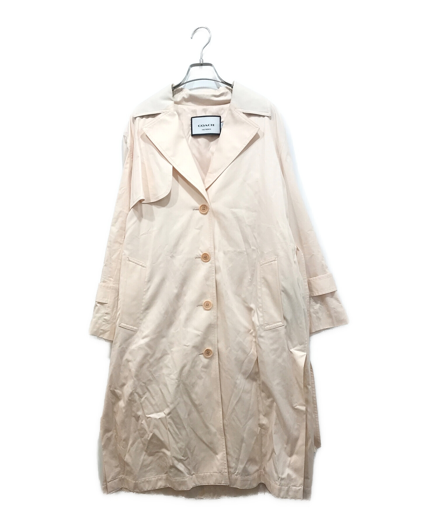 中古・古着通販】COACH (コーチ) スプリングコート ピンク サイズ:XS 