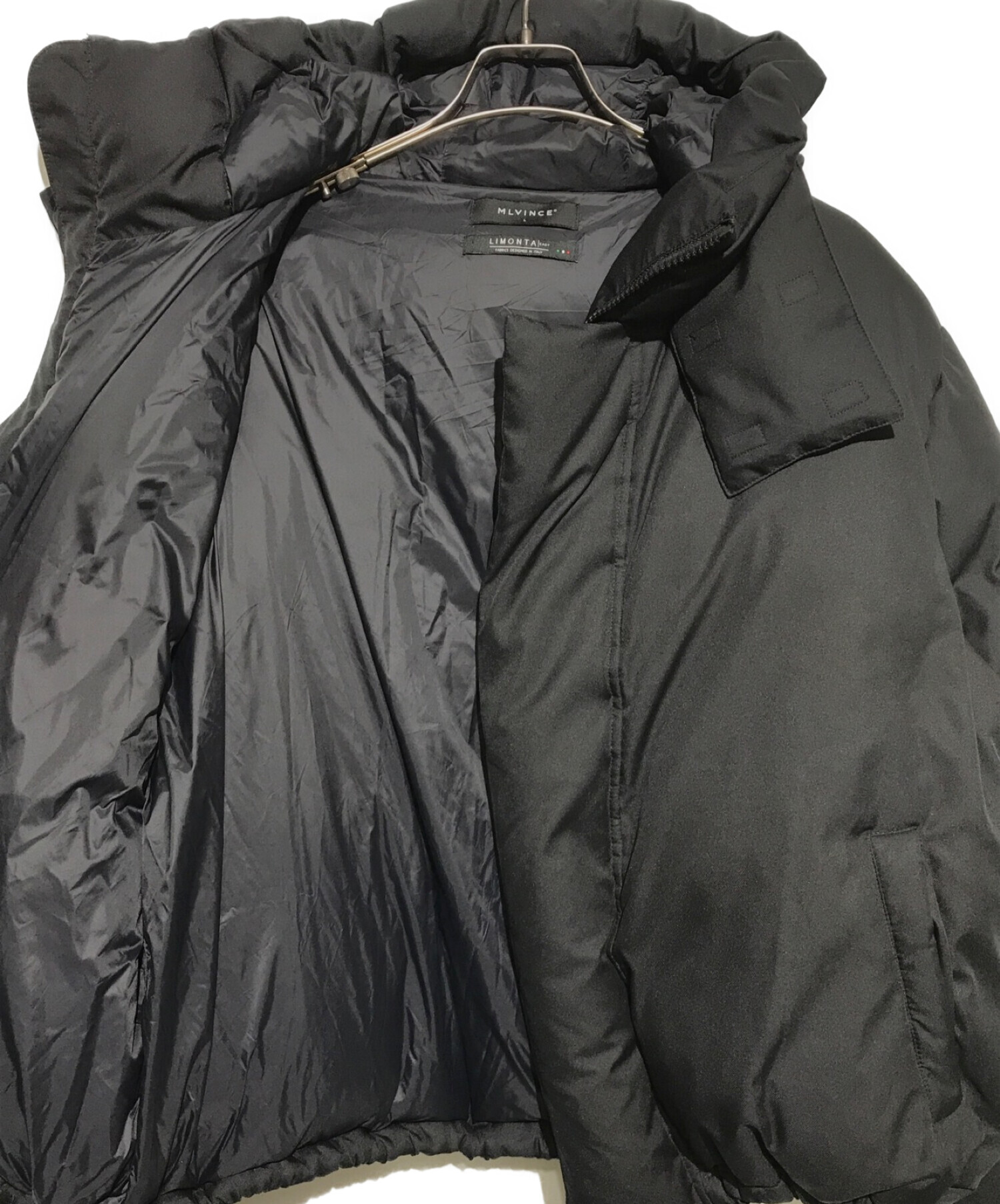 MLVINCE LIMONTA OLD SCHOOL DOWN JACKET XLサイズ ブラック MLVINCE LIMONTA OLD SCHOOL DOWN JACKET XLサイズ ブラック