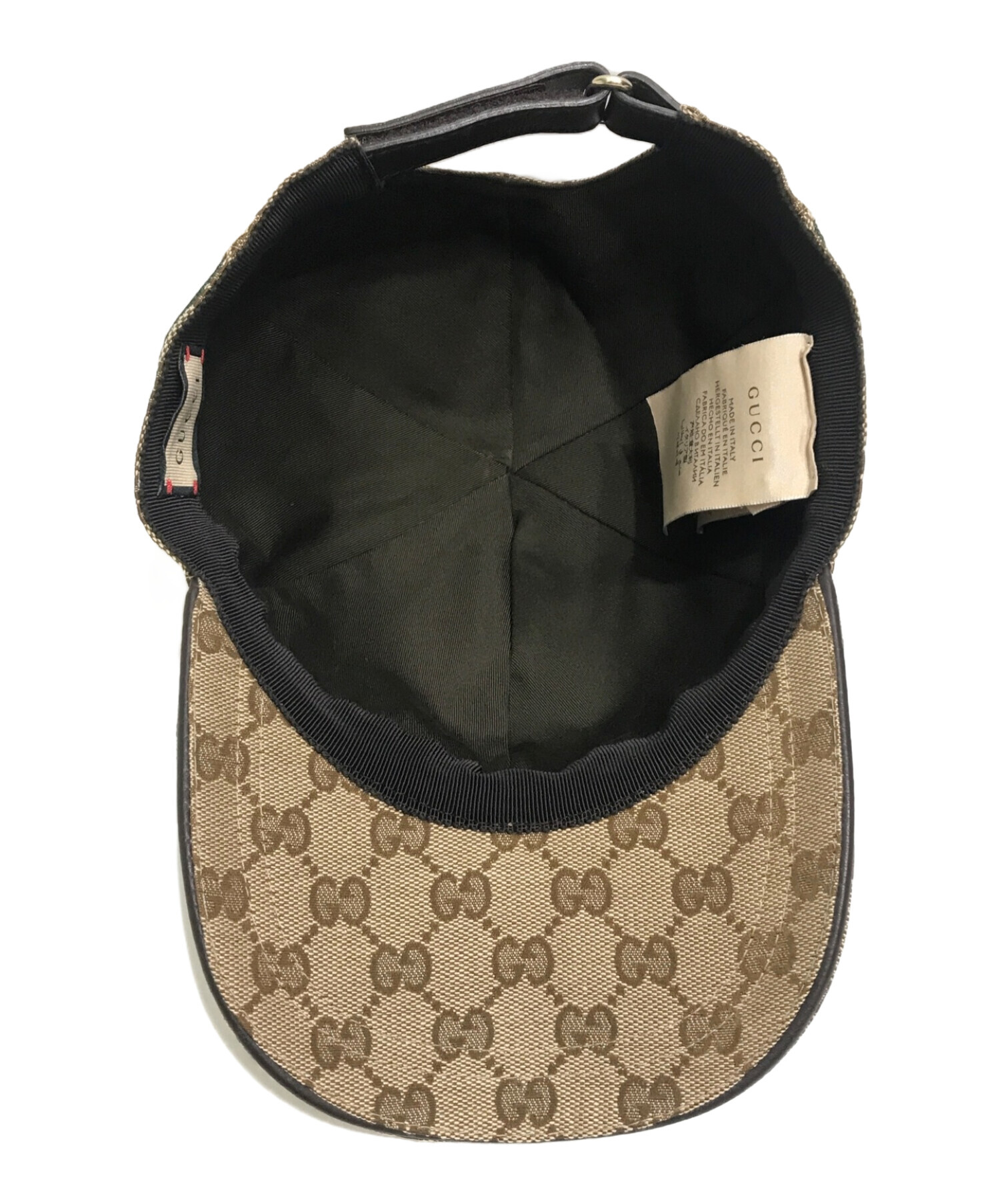 中古・古着通販】GUCCI (グッチ) オリジナルGGキャンバスBBキャップ 