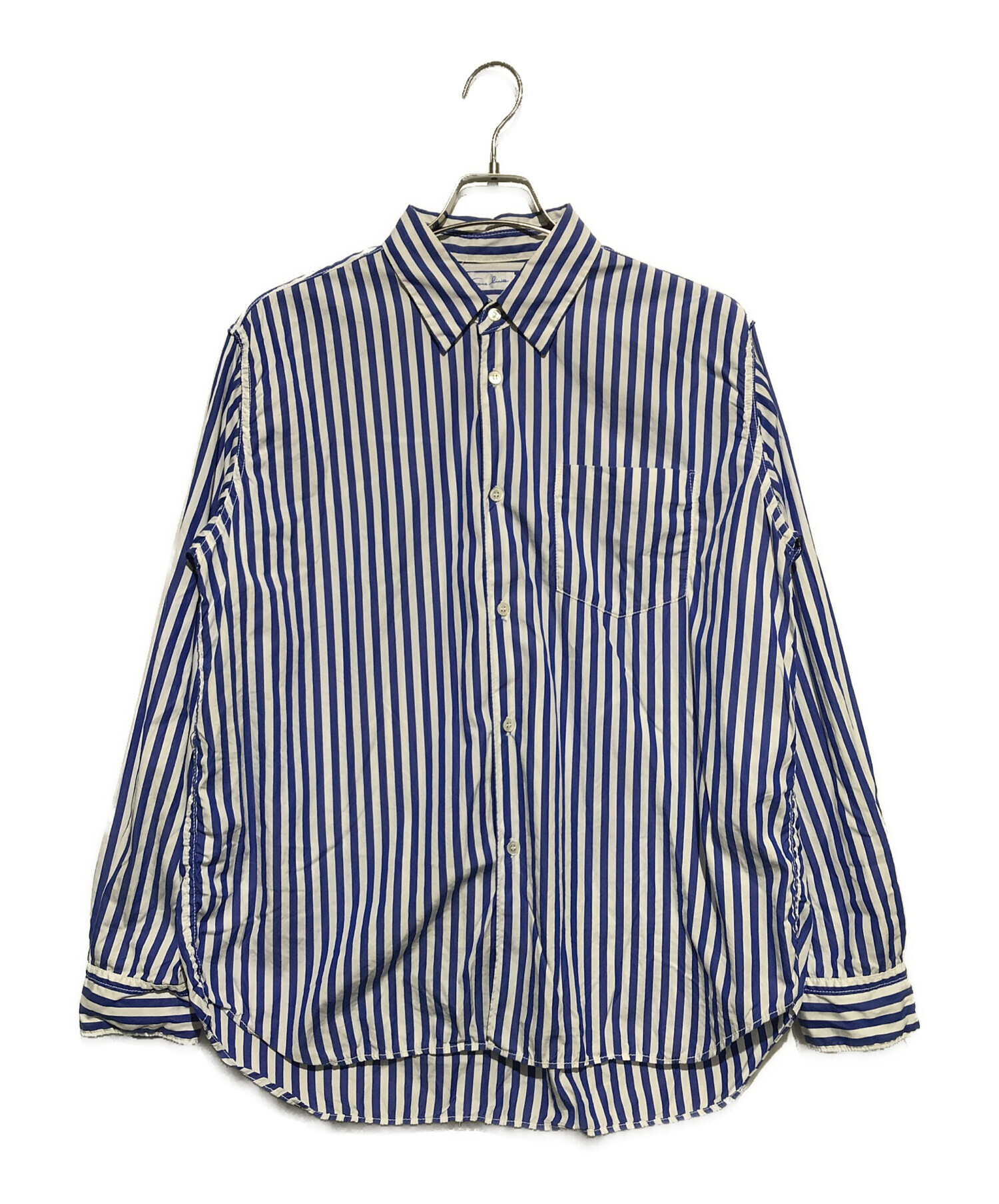 中古・古着通販】Sans limite (サンリミット) ストライプシャツ ブルー
