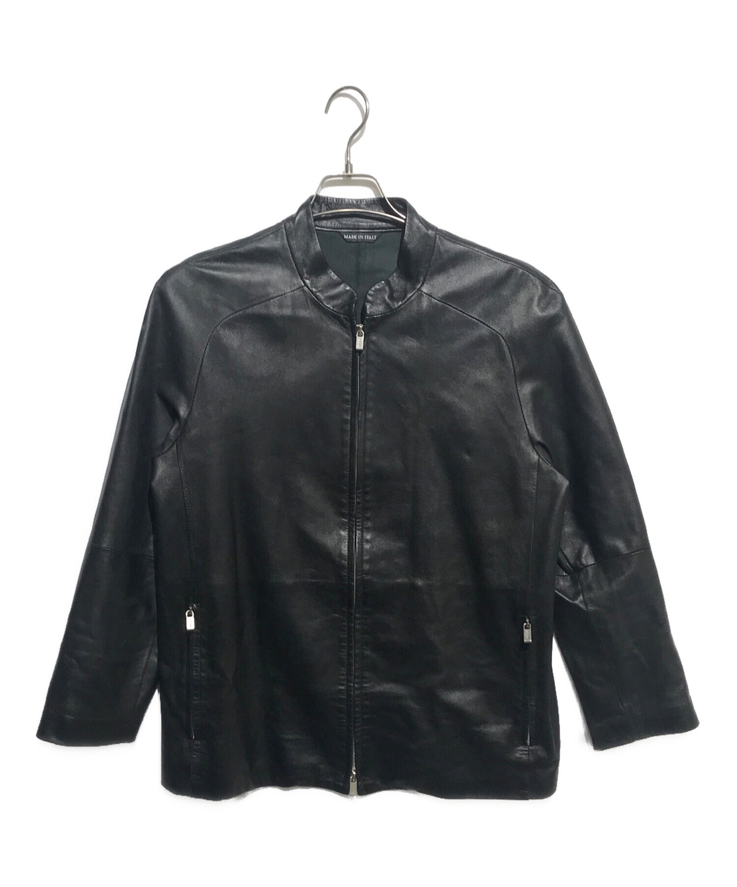中古・古着通販】BALLY (バリー) シングルライダースジャケット 