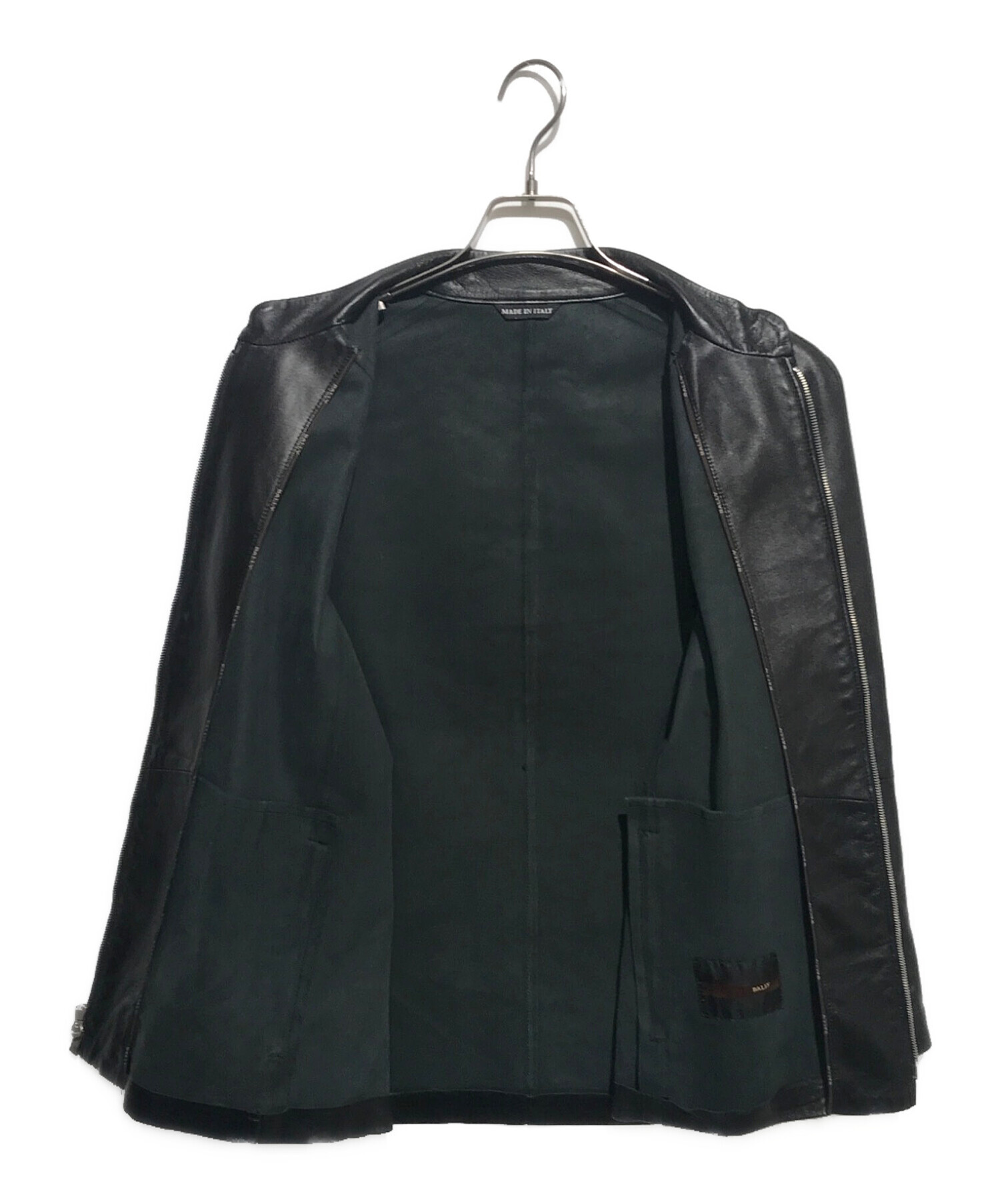 中古・古着通販】BALLY (バリー) シングルライダースジャケット 