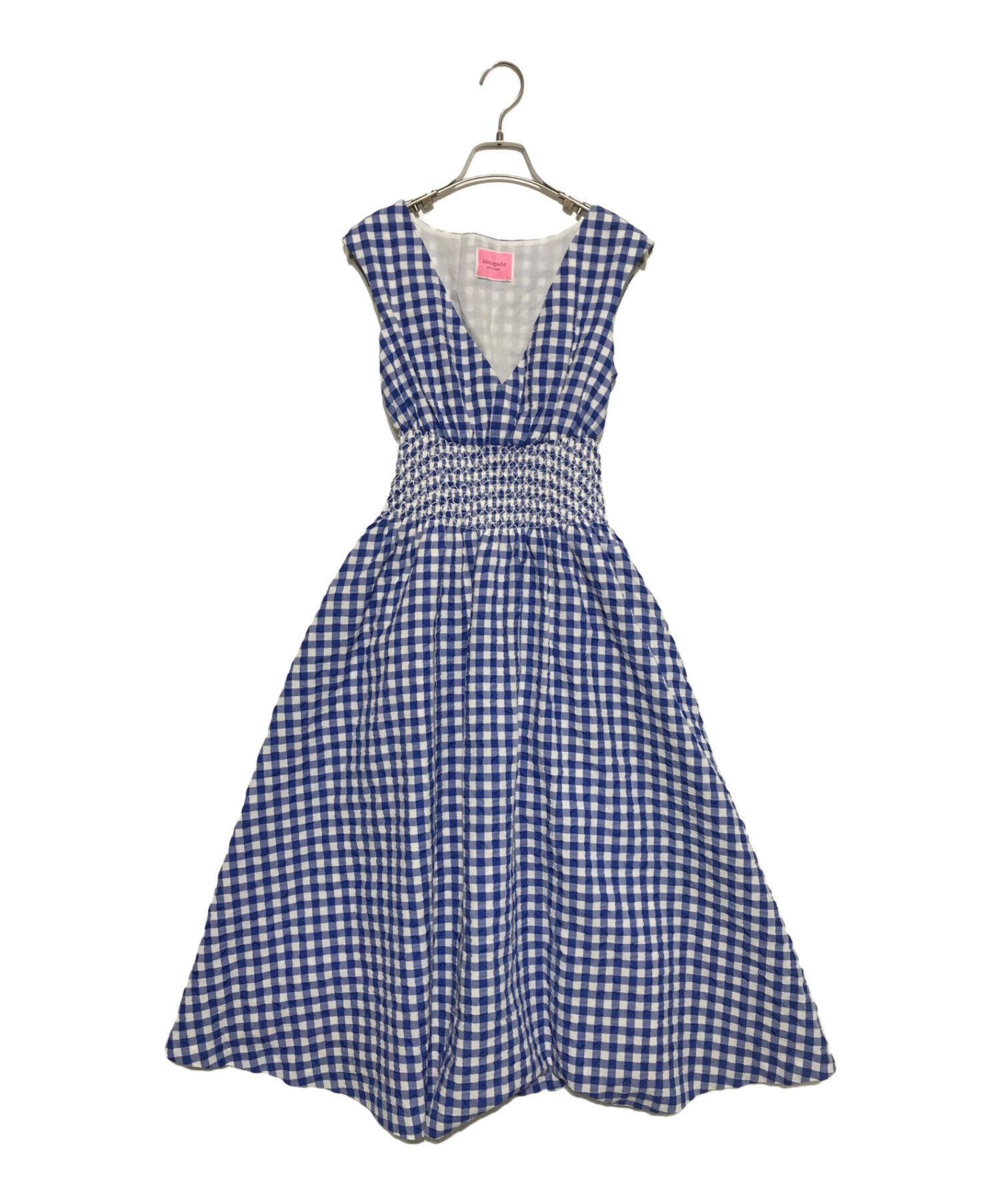 kate spade ケイトスペードギンガムチェックワンピース