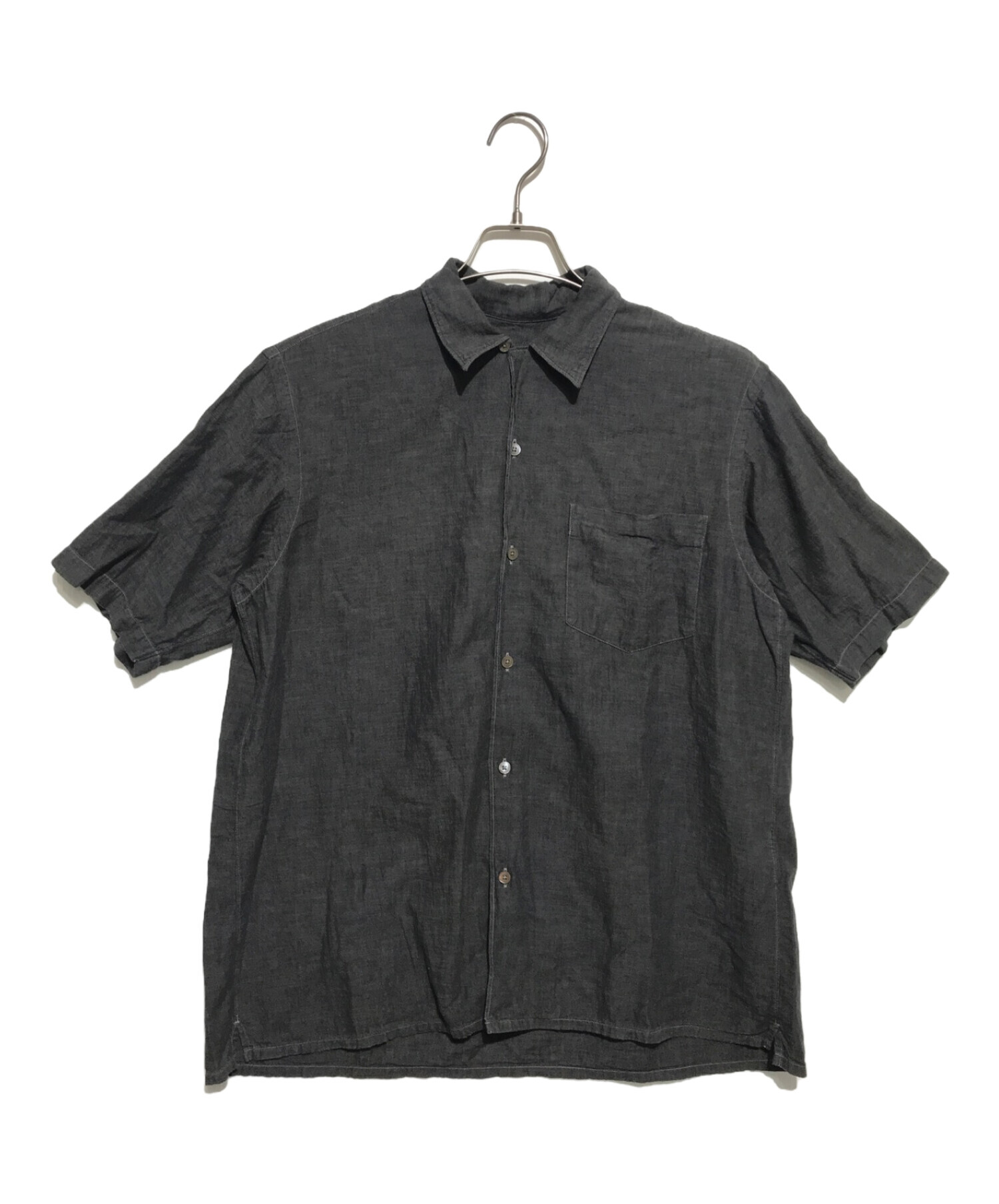 中古・古着通販】COMOLI (コモリ) ベタシャンオープンカラーシャツ 