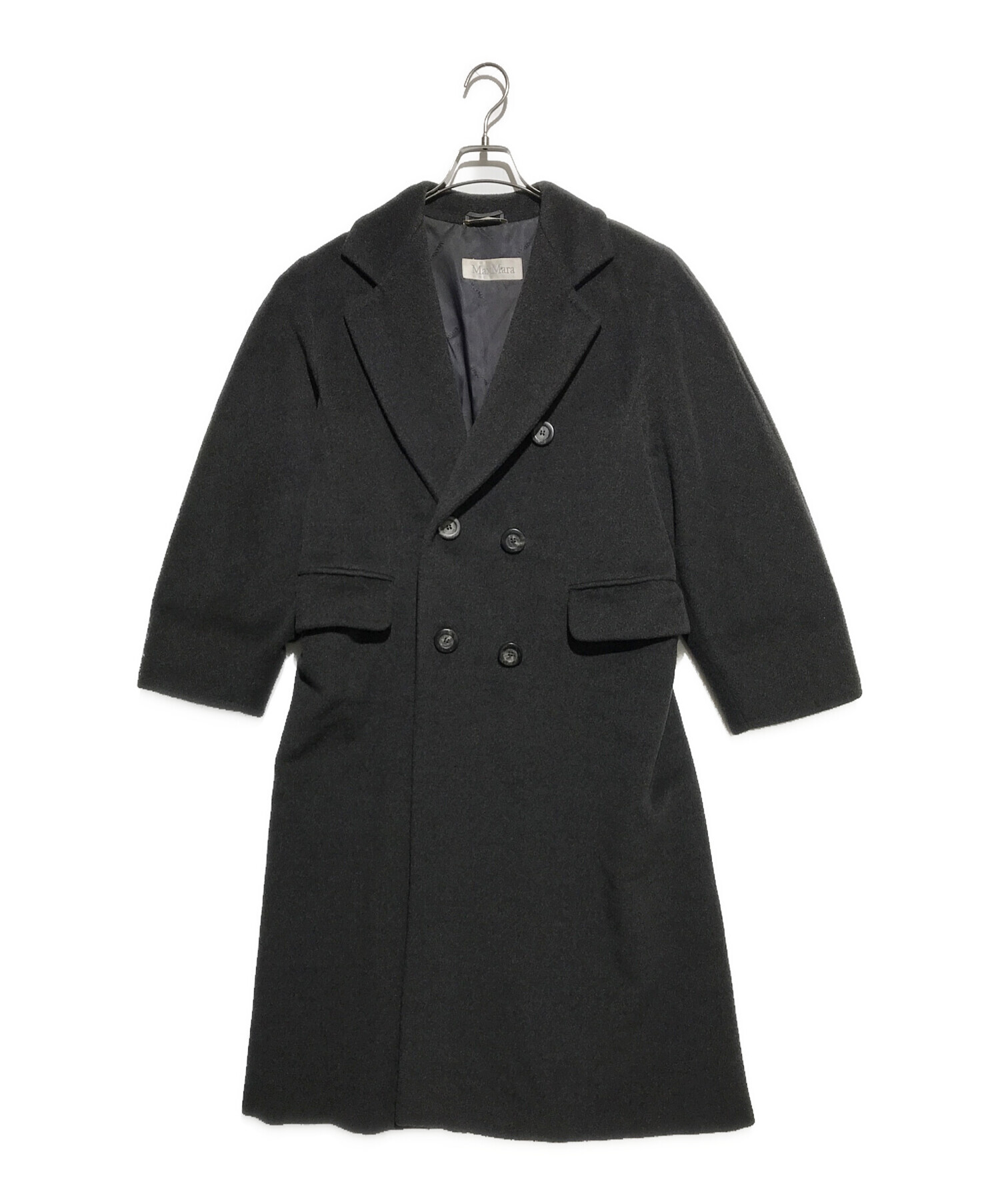 maxmara チェスターコート　チャコールグレー maxmara チェスターコート チャコールグレー 中古・古着通販】MaxMara