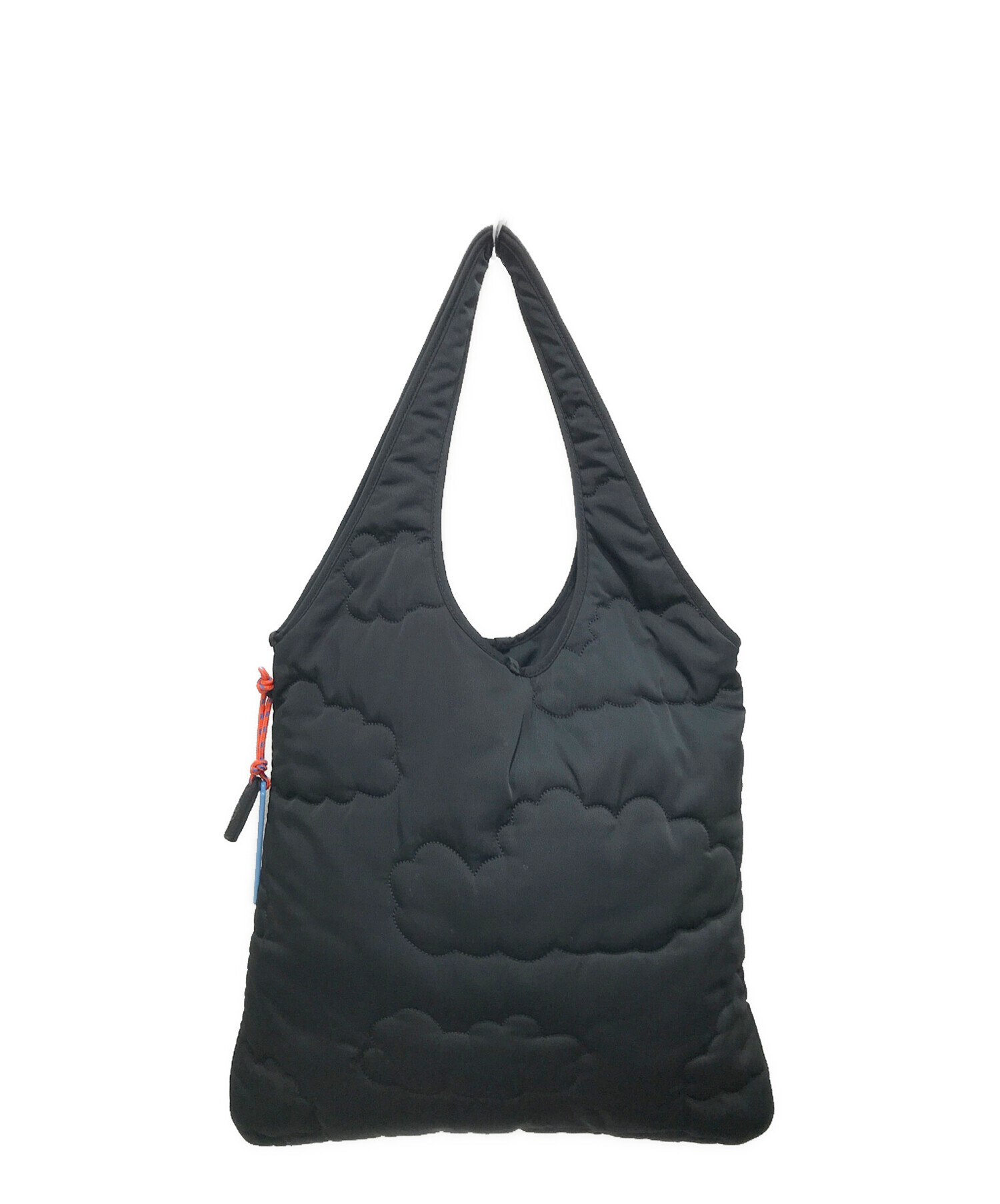 中古・古着通販】COACH (コーチ) キルティングトートバッグ ブラック 