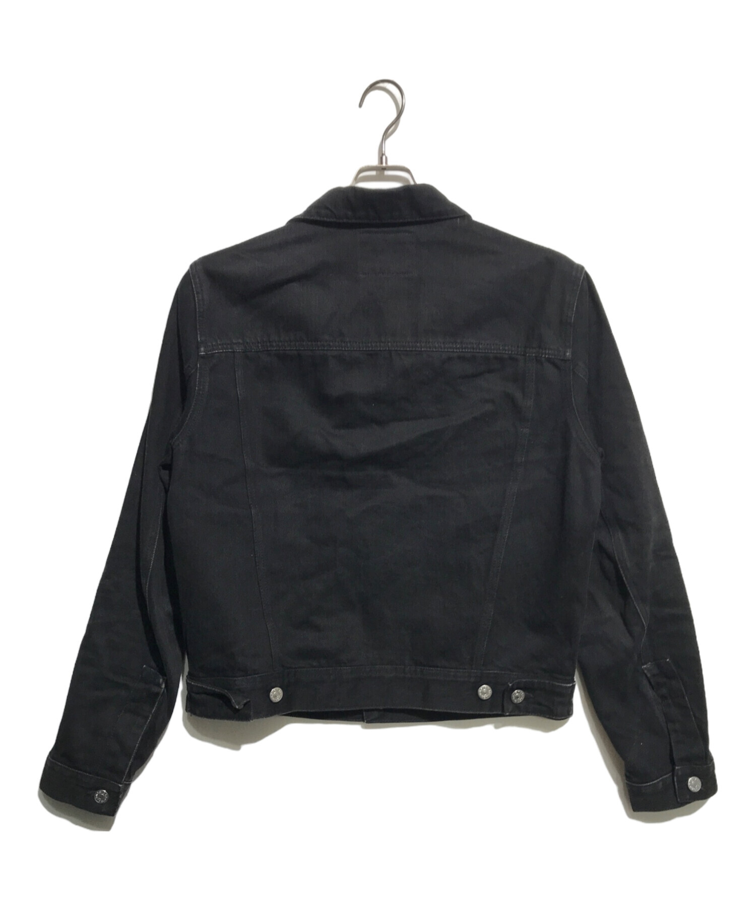 acne studios ブラックデニムジャケット 46 Acne Studios ブラック デニムジャケット 46