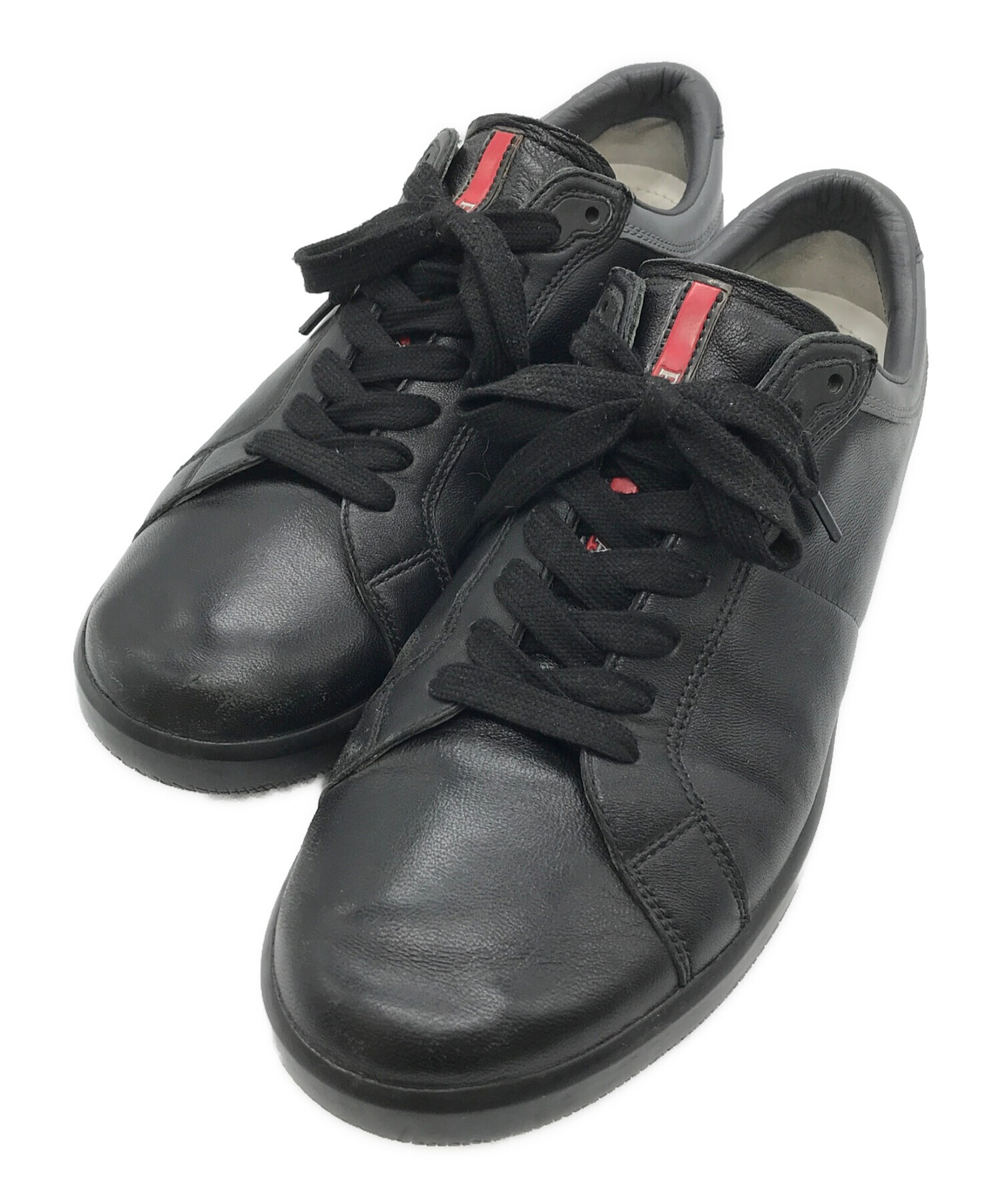 Prada sports レザー スニーカー ローカット サイズ7 90s