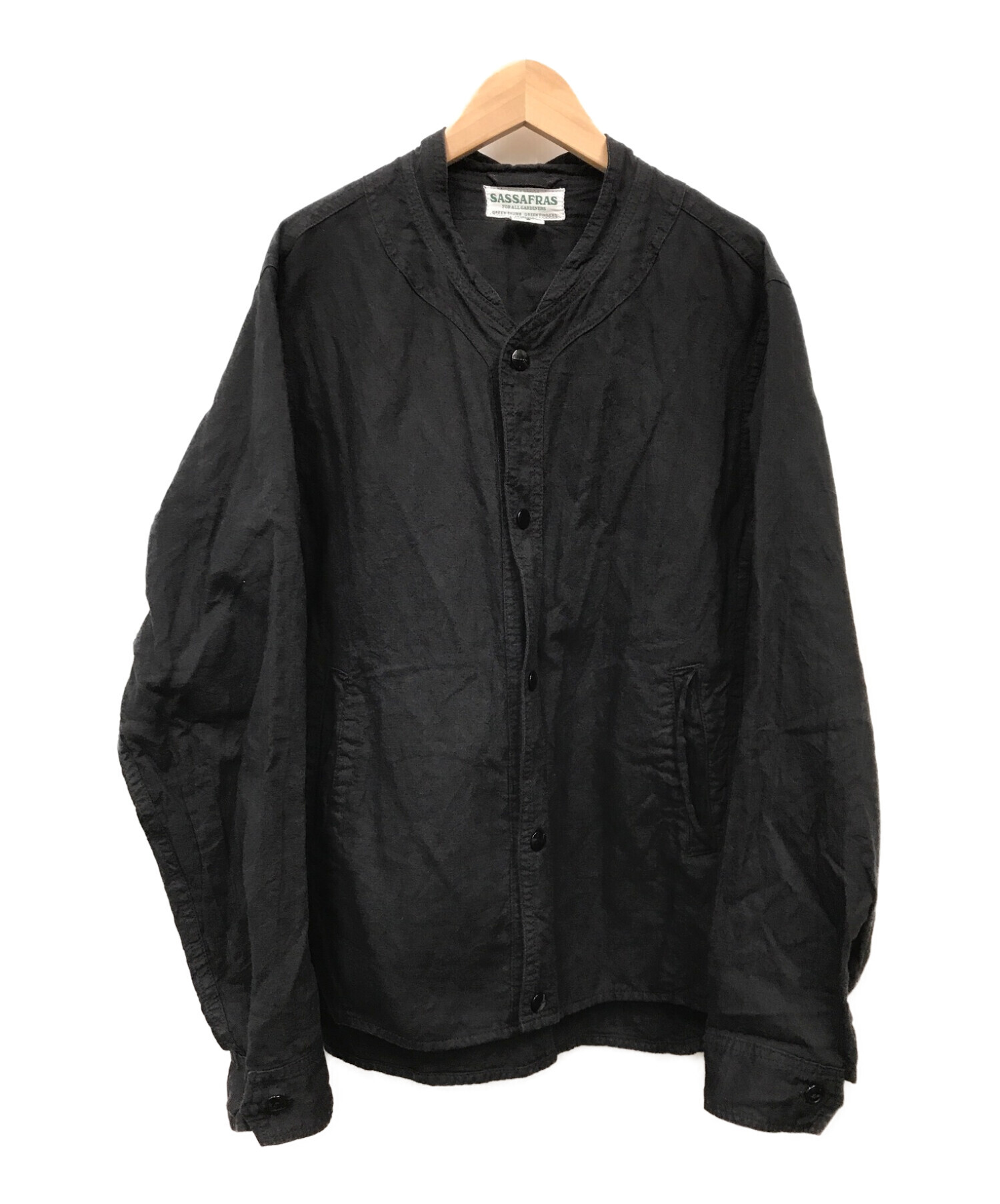 SASSAFRAS (ササフラス) ガーデニアジャケット ブラック サイズ:S