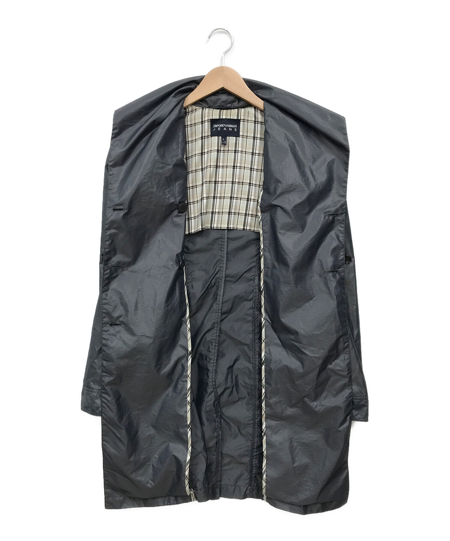 中古・古着通販】ARMANI JEANS (アルマーニジーンズ) コート ブルー 
