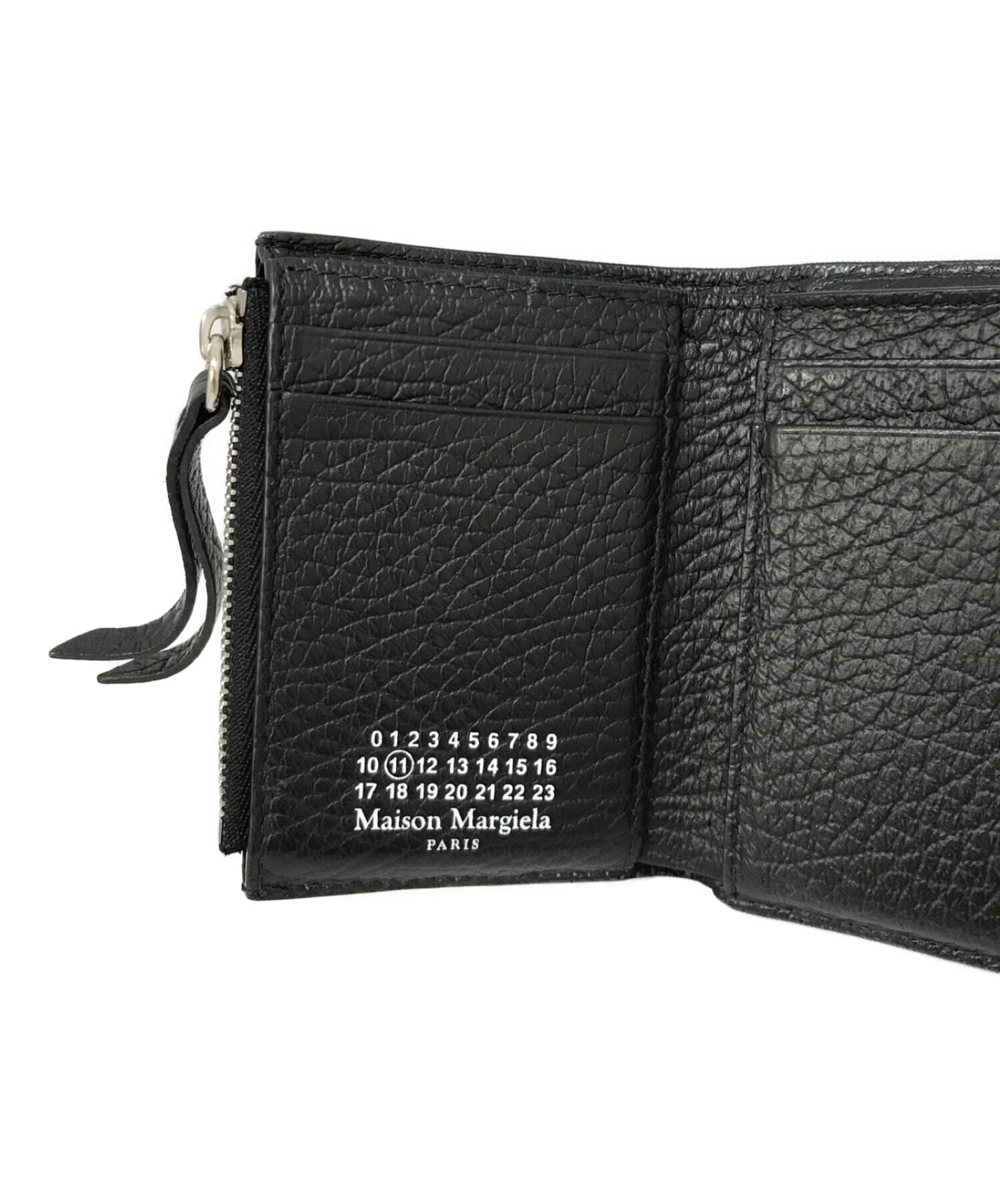 Maison Margiela メゾンマルジェラ  三つ折り財布 ブラック 新品