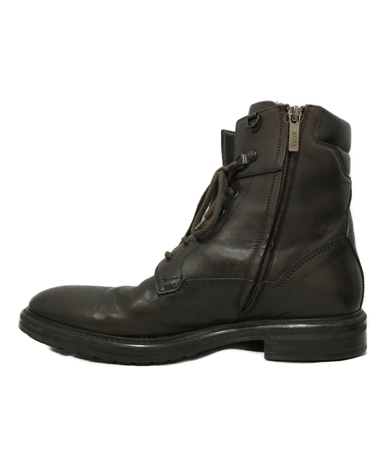 中古・古着通販】BOSS HUGO BOSS (ボス ヒューゴボス) ブーツ ブラウン 