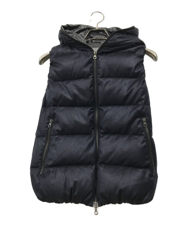 DUVETICA ダウンベスト M ネイビー DUVETICA MUVEIL WORK ふと