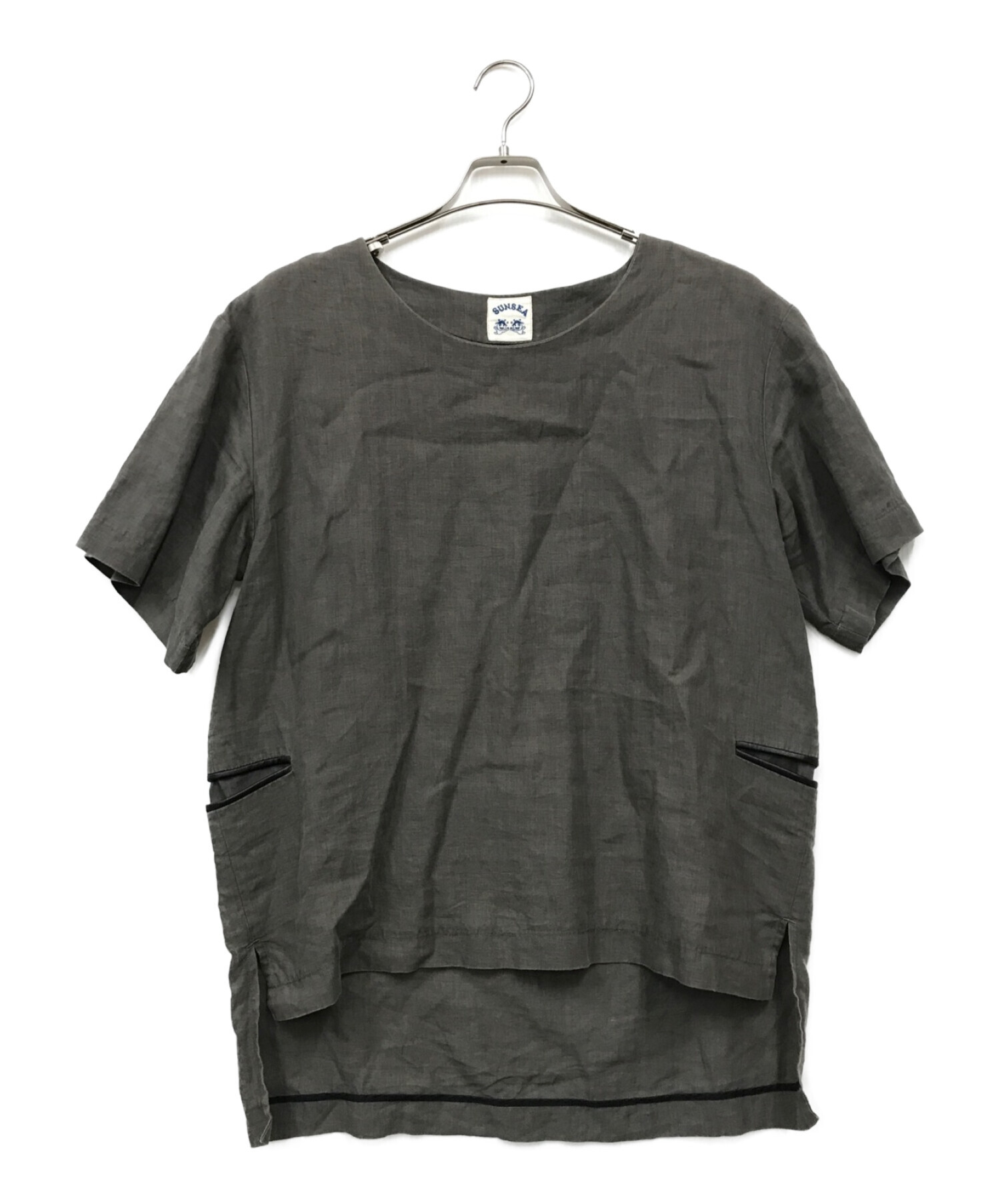 中古・古着通販】SUNSEA (サンシー) カットソー オリーブ サイズ:3 