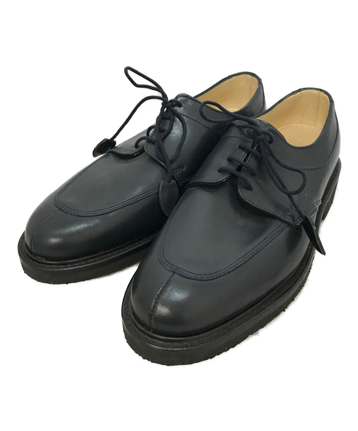 パラブーツ Paraboot CHAMBORD グレインレザー Uチップシューズ ブラウン