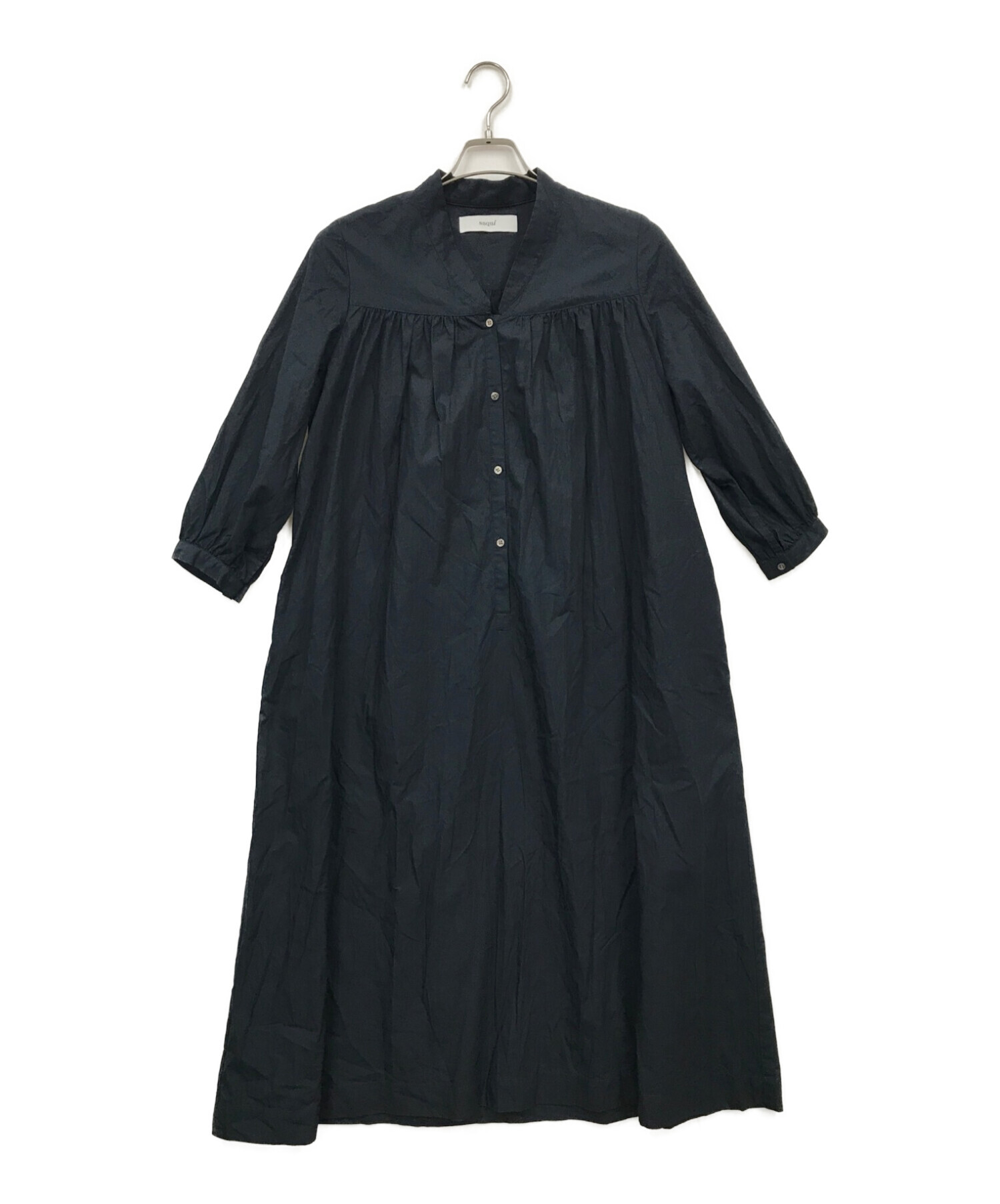 中古・古着通販】saqui (サキ) ワンピース ネイビー サイズ:FREE 