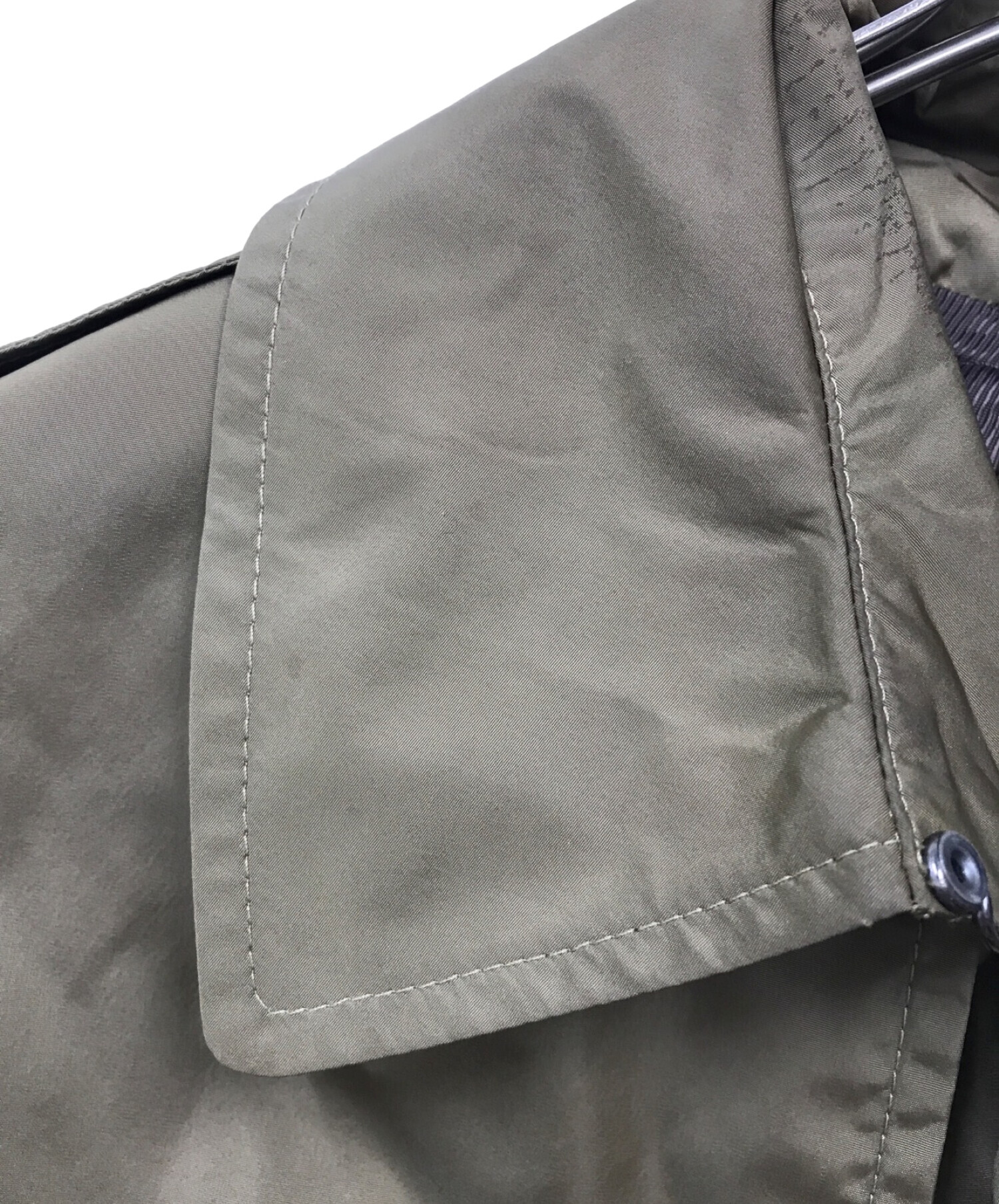 中古・古着通販】Sealup (シーラップ) ナイロントレンチコート カーキ 