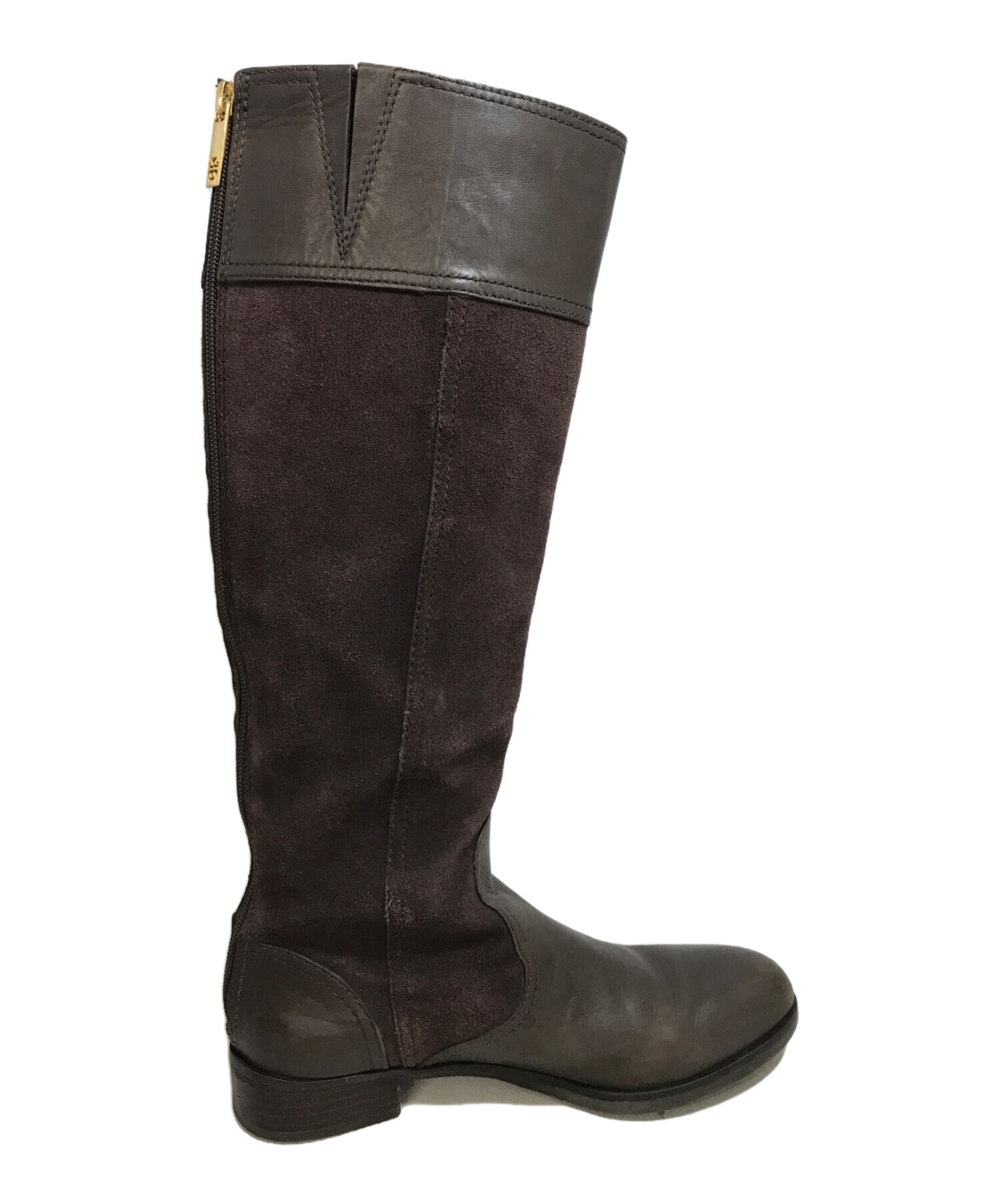 中古・古着通販】TORY BURCH (トリーバーチ) ロングブーツ ブラウン 