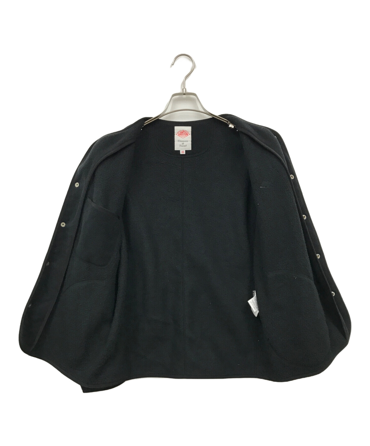 中古・古着通販】DANTON (ダントン) フリースジャケット ブラック 