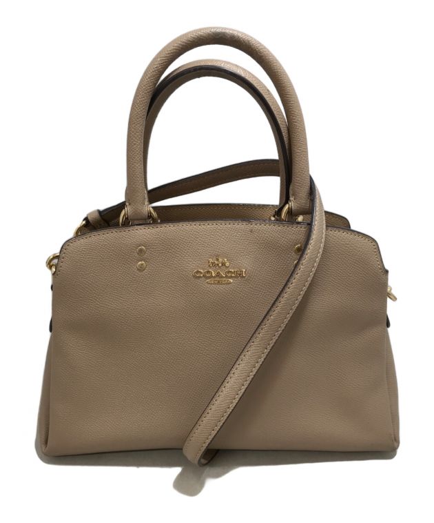 コーチ☆coach☆ハンドバッグ☆ショルダーバッグ2ウェイ☆ベージュ 