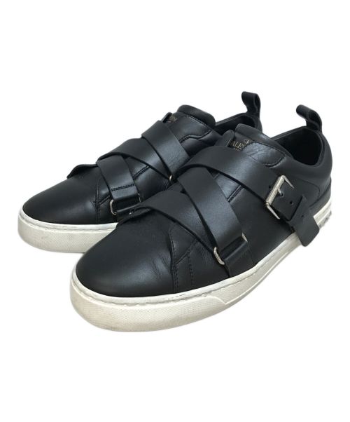 新品【ヴァレンティノ ガラヴァーニ 】「V」ロゴ スニーカー黒 41(26.5 