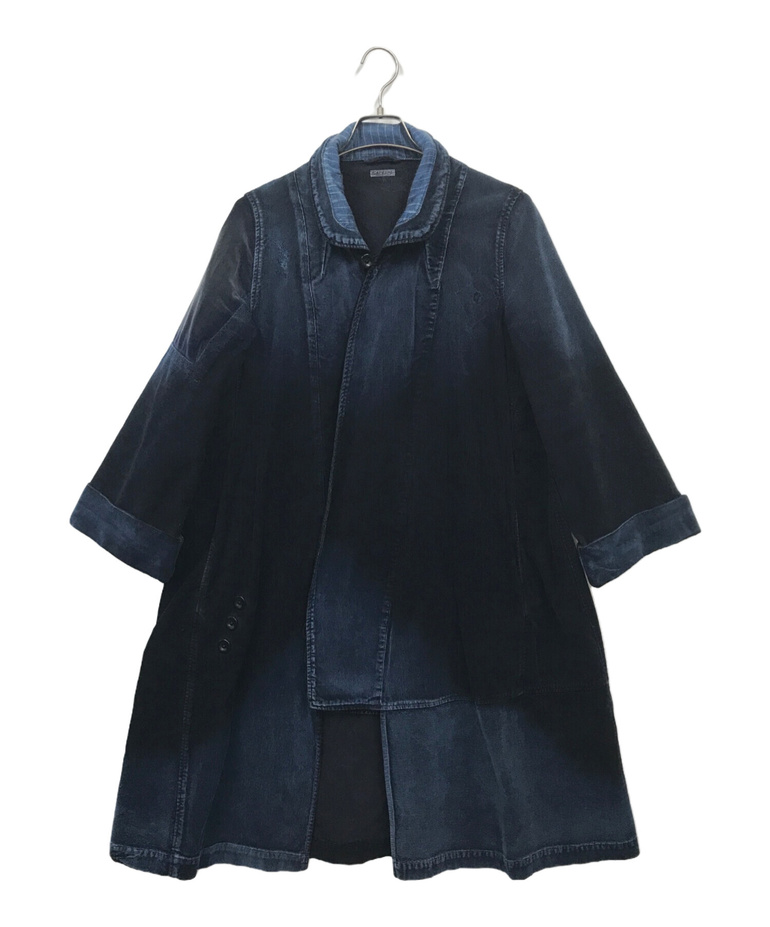 KAPITAL コーデュロイ ブラック プロペラカバーオール Kapital