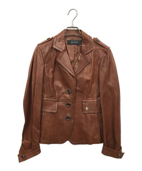 GUCCI レザージャケット　テーラード　お値下げ39000円→30000 GUCCI レザージャケット テーラード お値下げ39000円→30000 GUCCI