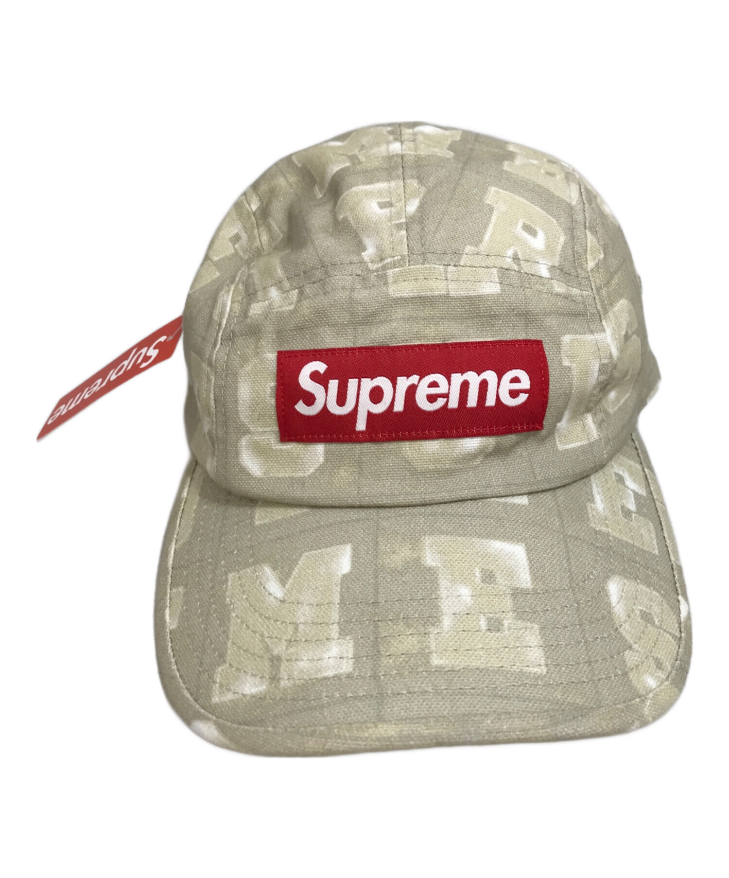 中古・古着通販】Supreme (シュプリーム) Blocks Camp Cap ベージュ 