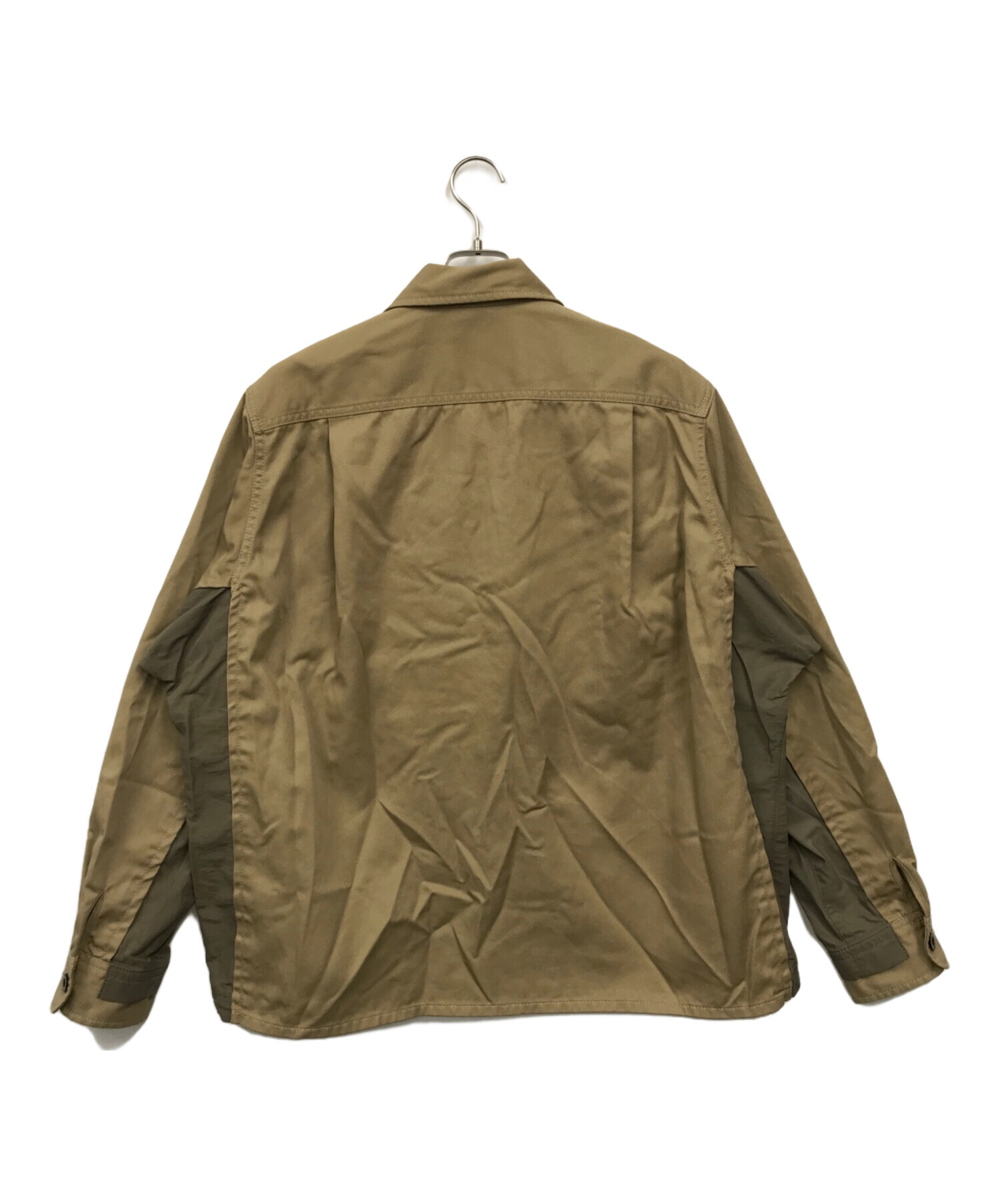 中古・古着通販】sacai (サカイ) Chino Grosgrain Shirt ベージュ 