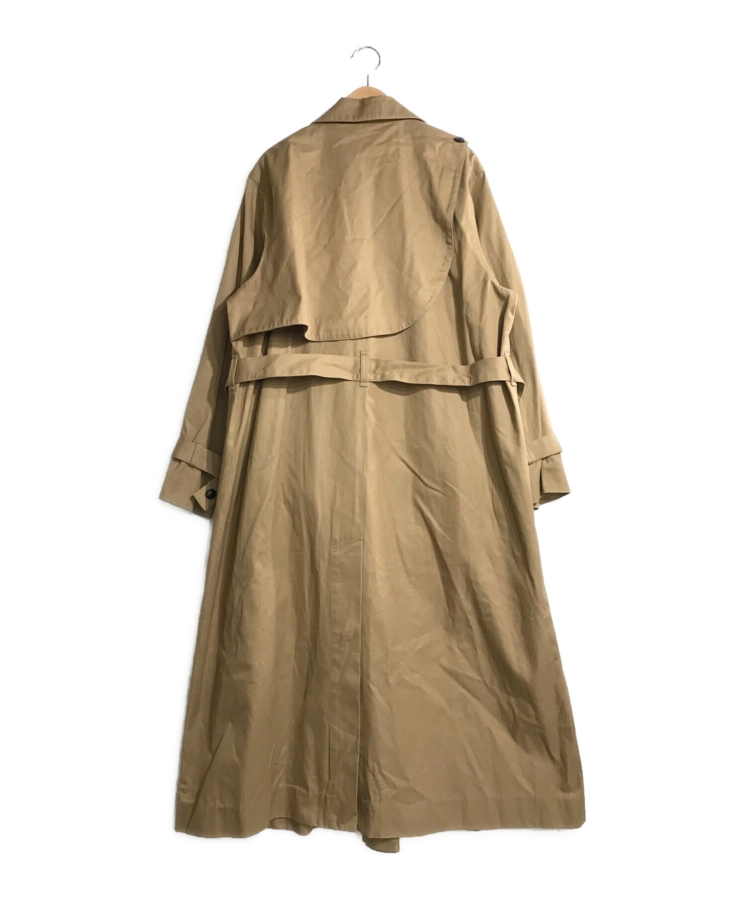 RIM.ARK (リムアーク) Back flap detail trench coat ベージュ サイズ:38