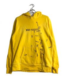 中古・古着通販】SEVESKIG (セヴシグ) SNNスタッフパーカー イエロー 