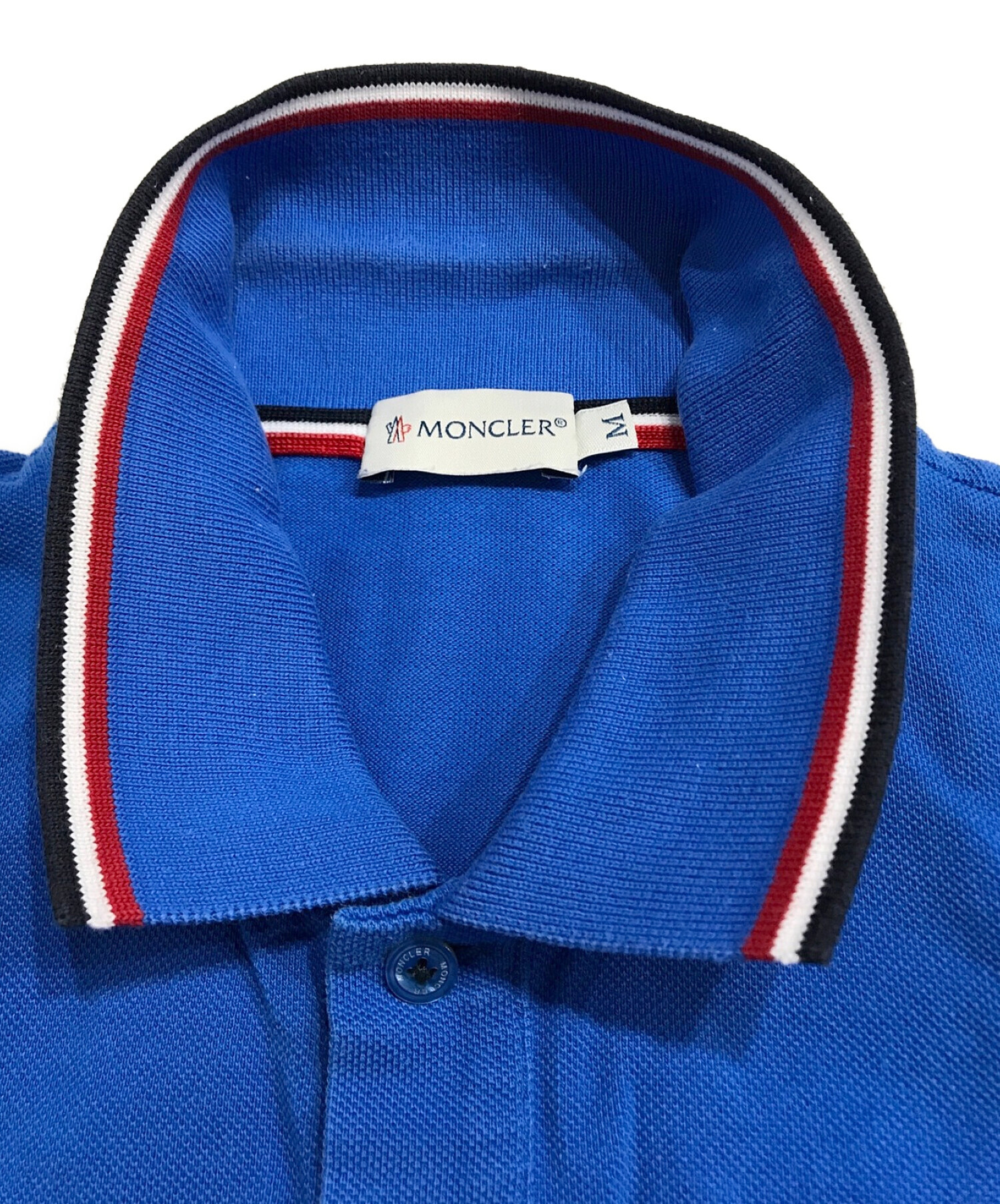 MONCLER　モンクレール　エレクトリックブルー　ポロシャツMサイズ