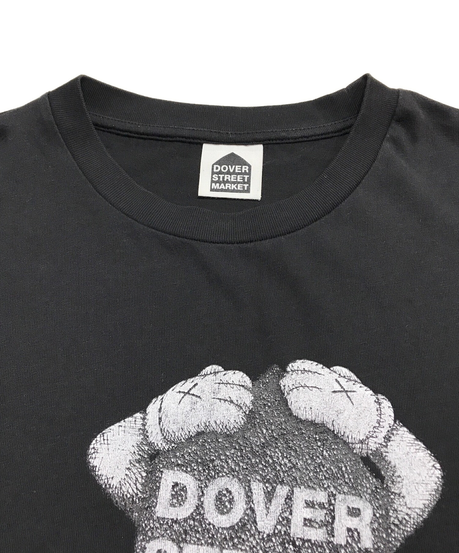 DOVER STREET MARKET (ドーバー ストリート マーケット) KAWS (カウズ) 15thTシャツ ブラック サイズ:M