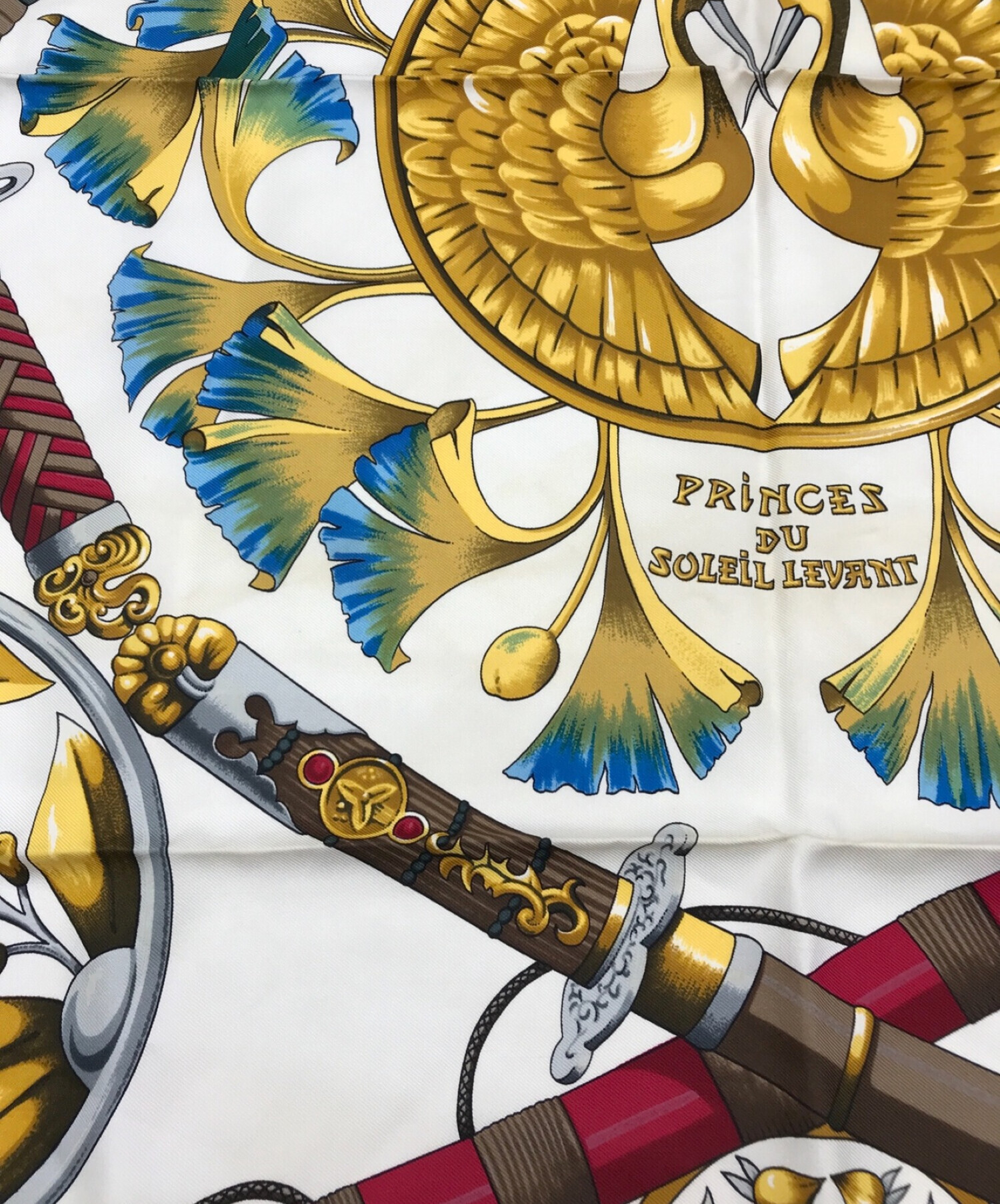 HERMES エルメス スカーフカレ90 大名 日出る国の皇子 おもた 
