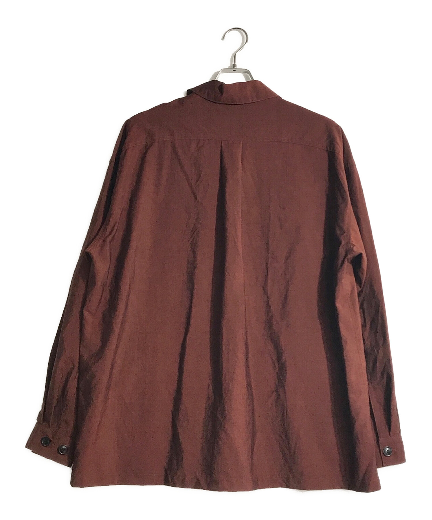 lownn (ローン) ウールモヘヤシャツジャケット ブラウン サイズ:48