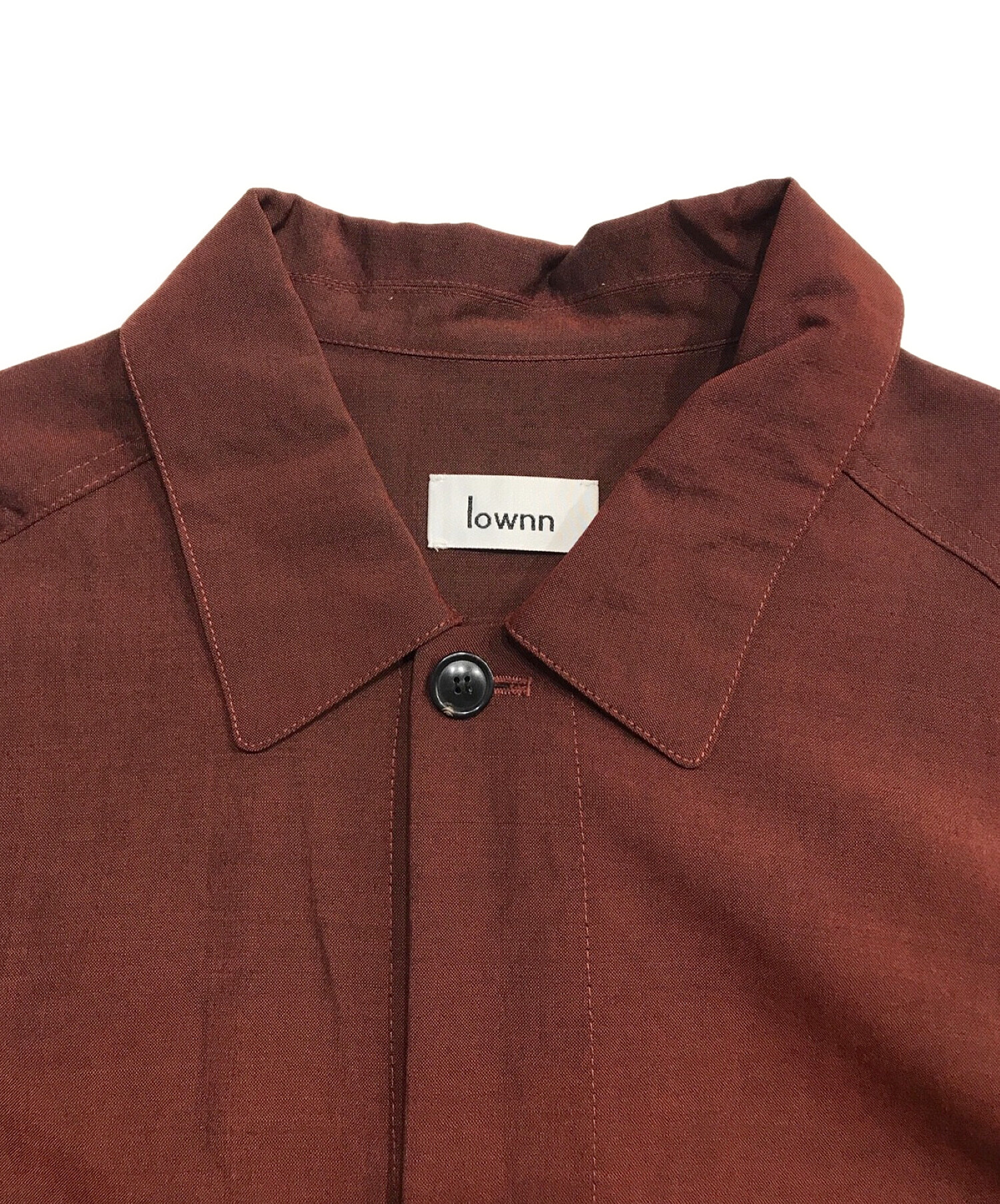 lownn (ローン) ウールモヘヤシャツジャケット ブラウン サイズ:48
