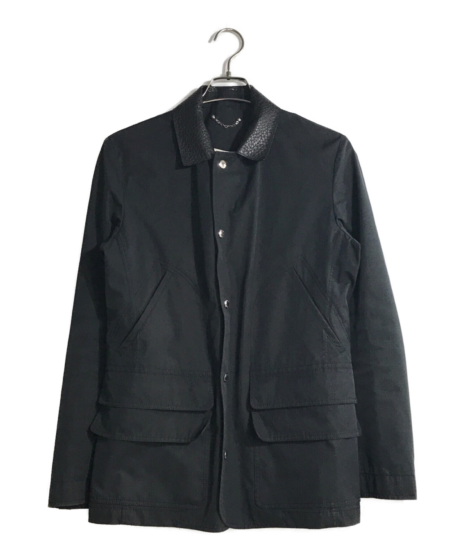 中古・古着通販】LOUIS VUITTON (ルイ ヴィトン) 襟レザー切替 