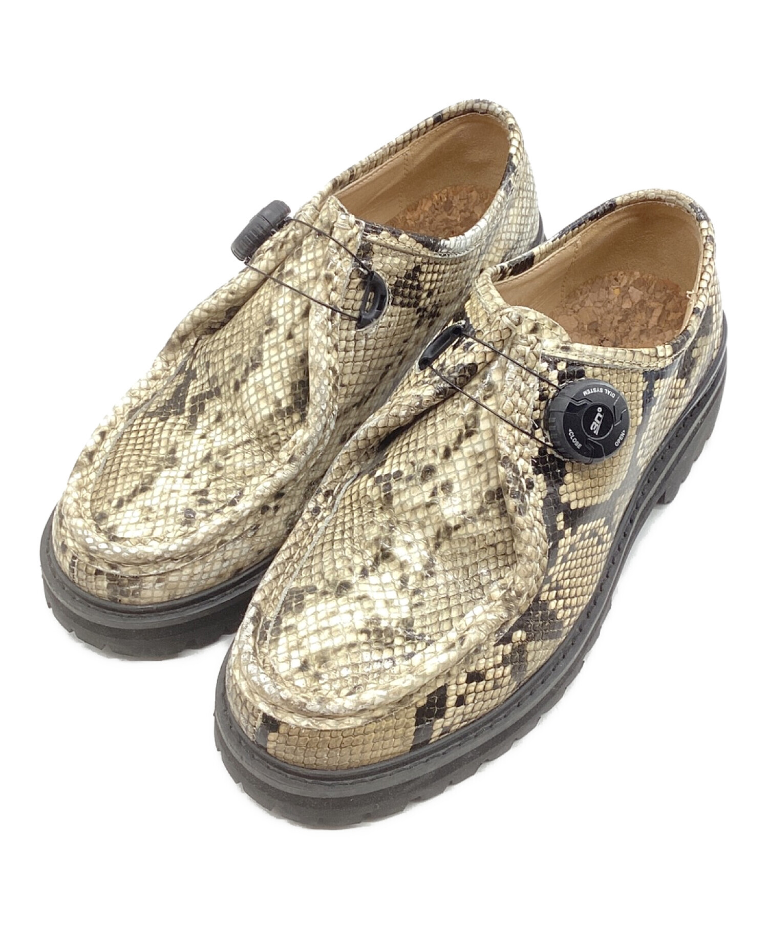 中古・古着通販】Sillage (シアージ) CHAUSSURE DE MARCHE パイソン型 