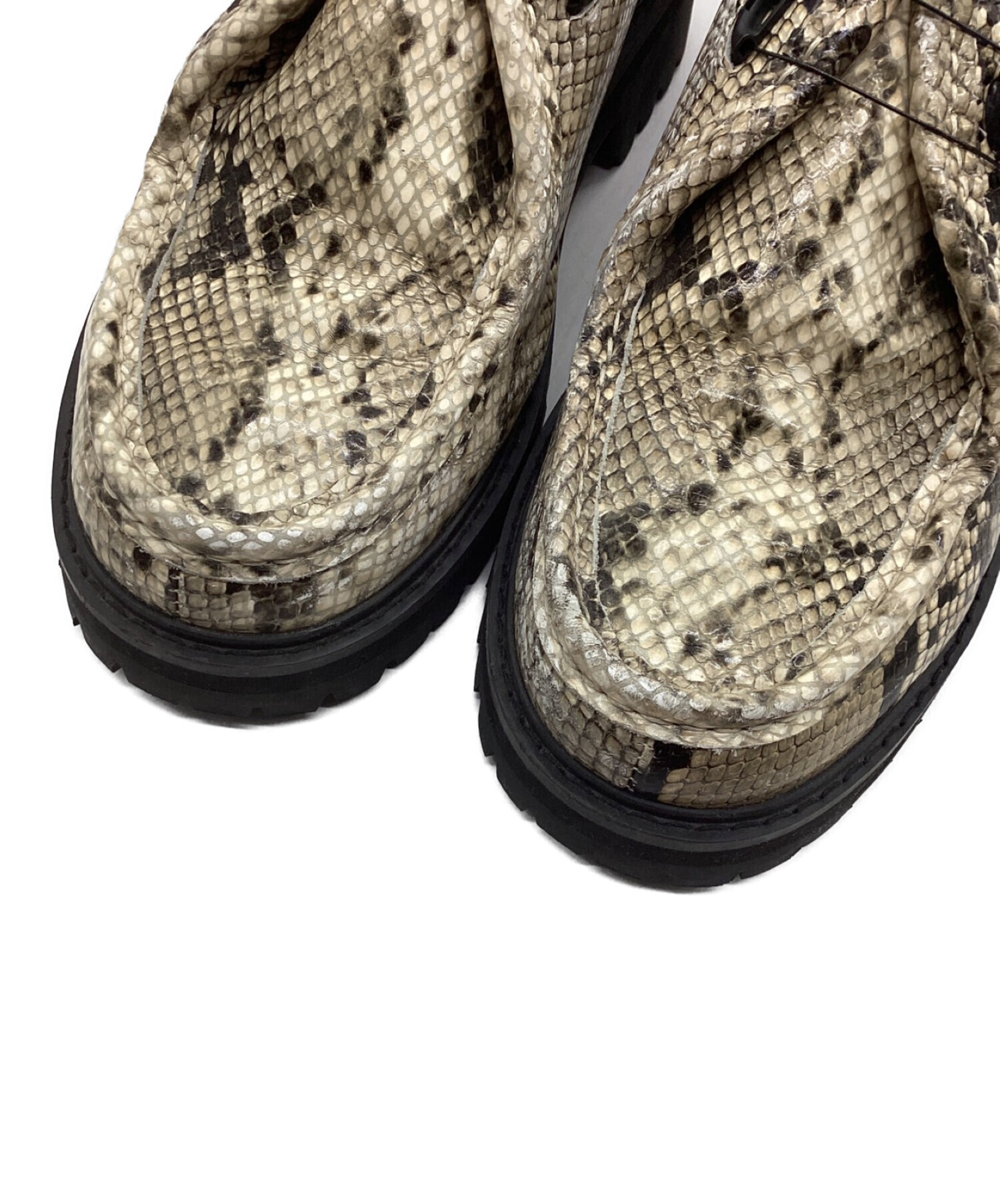 中古・古着通販】Sillage (シアージ) CHAUSSURE DE MARCHE パイソン型 