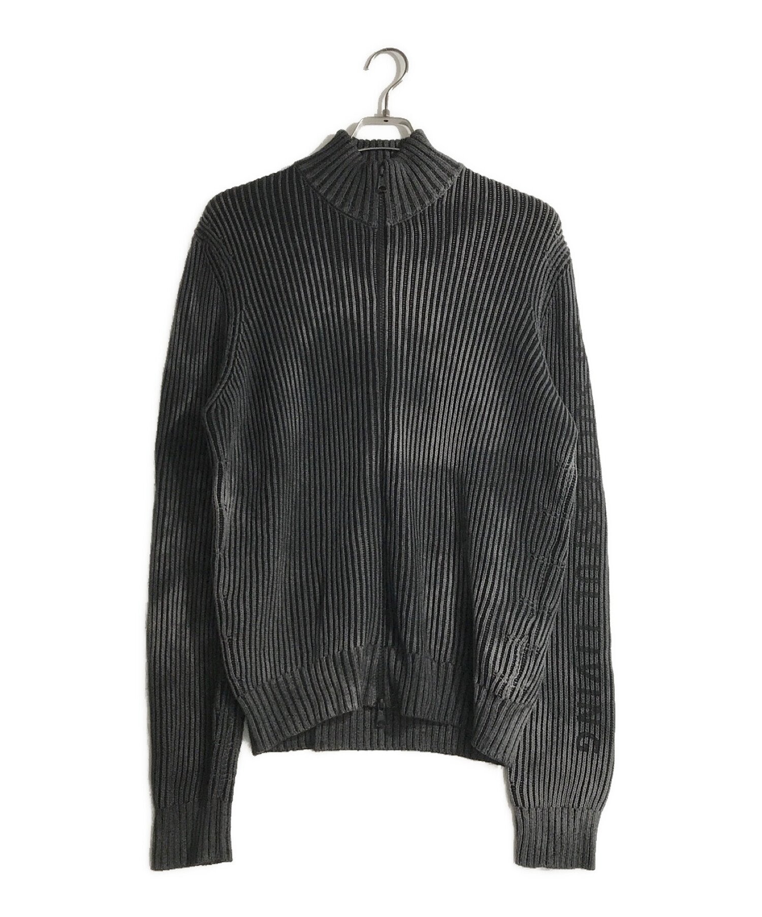 中古・古着通販】DIESEL (ディーゼル) ジップアップ カーディガン  