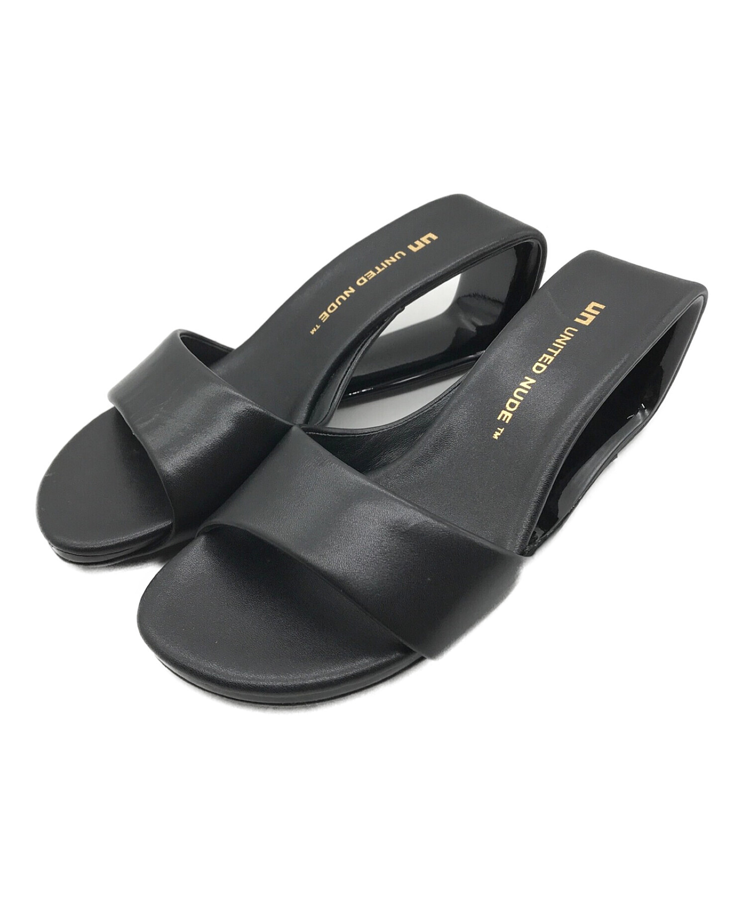 中古・古着通販】UNITED NUDE (ユナイテッドヌード) サンダル ブラック 
